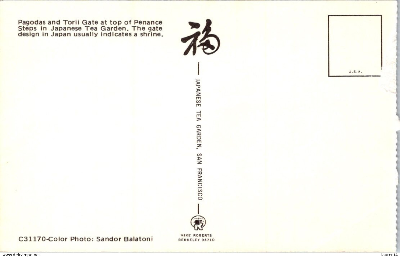 11-5-2024 (4 Z 43) USA - San Francisco - Japanese Tea Garden (2 Postcards) - Alberi