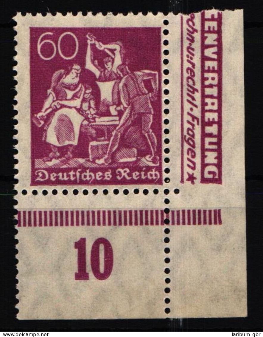 Deutsches Reich 165 Postfrisch Eckrand #NJ637 - Altri & Non Classificati