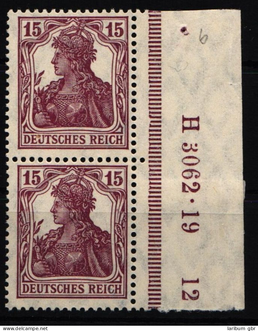Deutsches Reich 142 B HAN Postfrisch H 3062.19, Signiert Müller #NL057 - Altri & Non Classificati