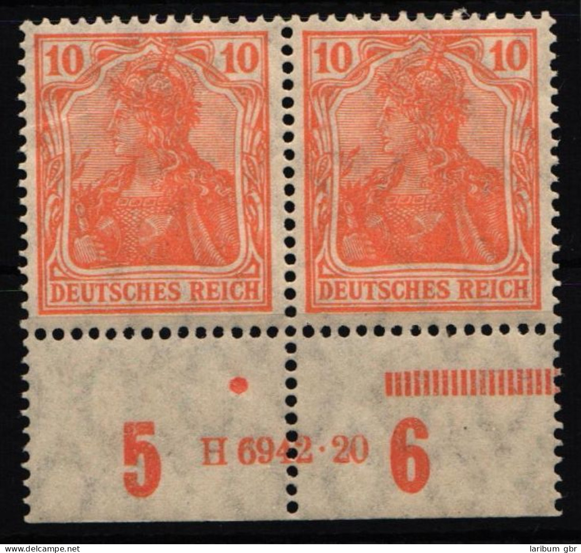 Deutsches Reich 141 HAN Postfrisch H 6942.20 #NL062 - Other & Unclassified