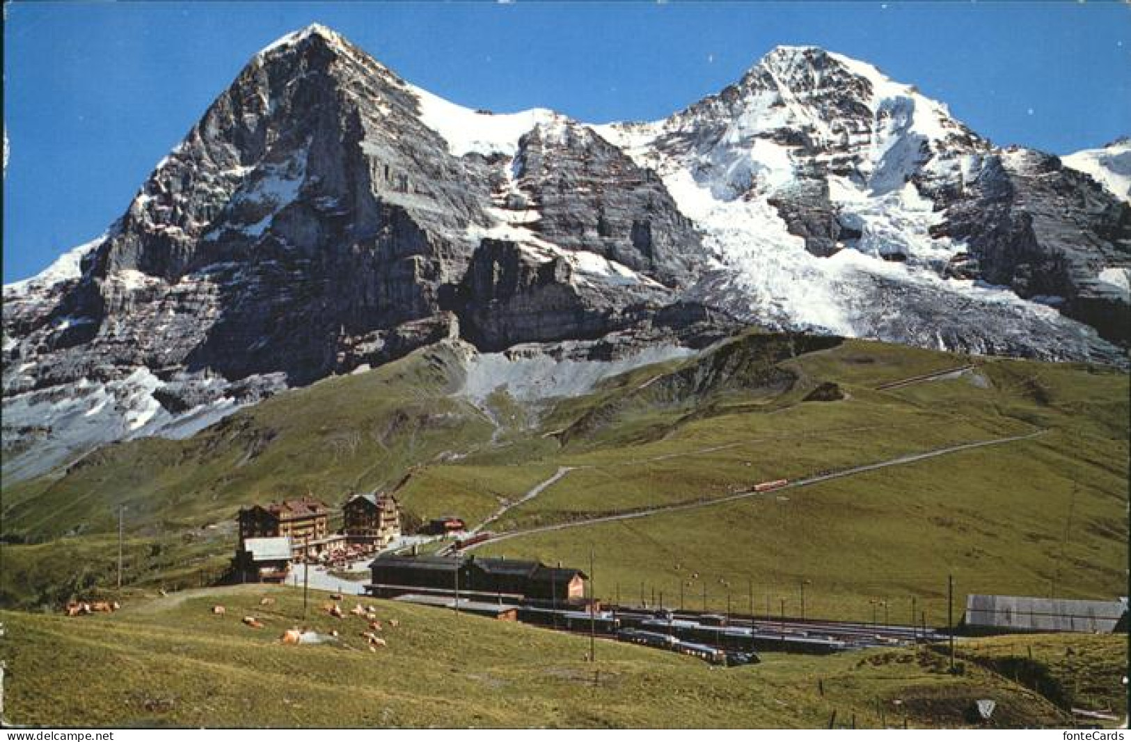 11463876 Kleine Scheidegg Interlaken Mit Eiger U.Moench Kleine Scheidegg - Autres & Non Classés