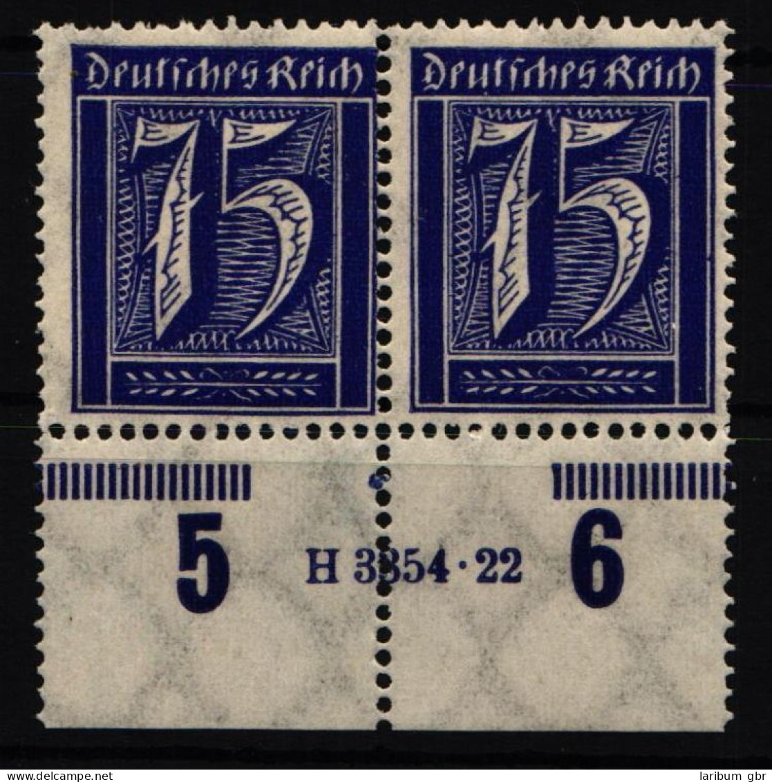 Deutsches Reich 185 HAN Postfrisch H 3354.22 #NL245 - Altri & Non Classificati