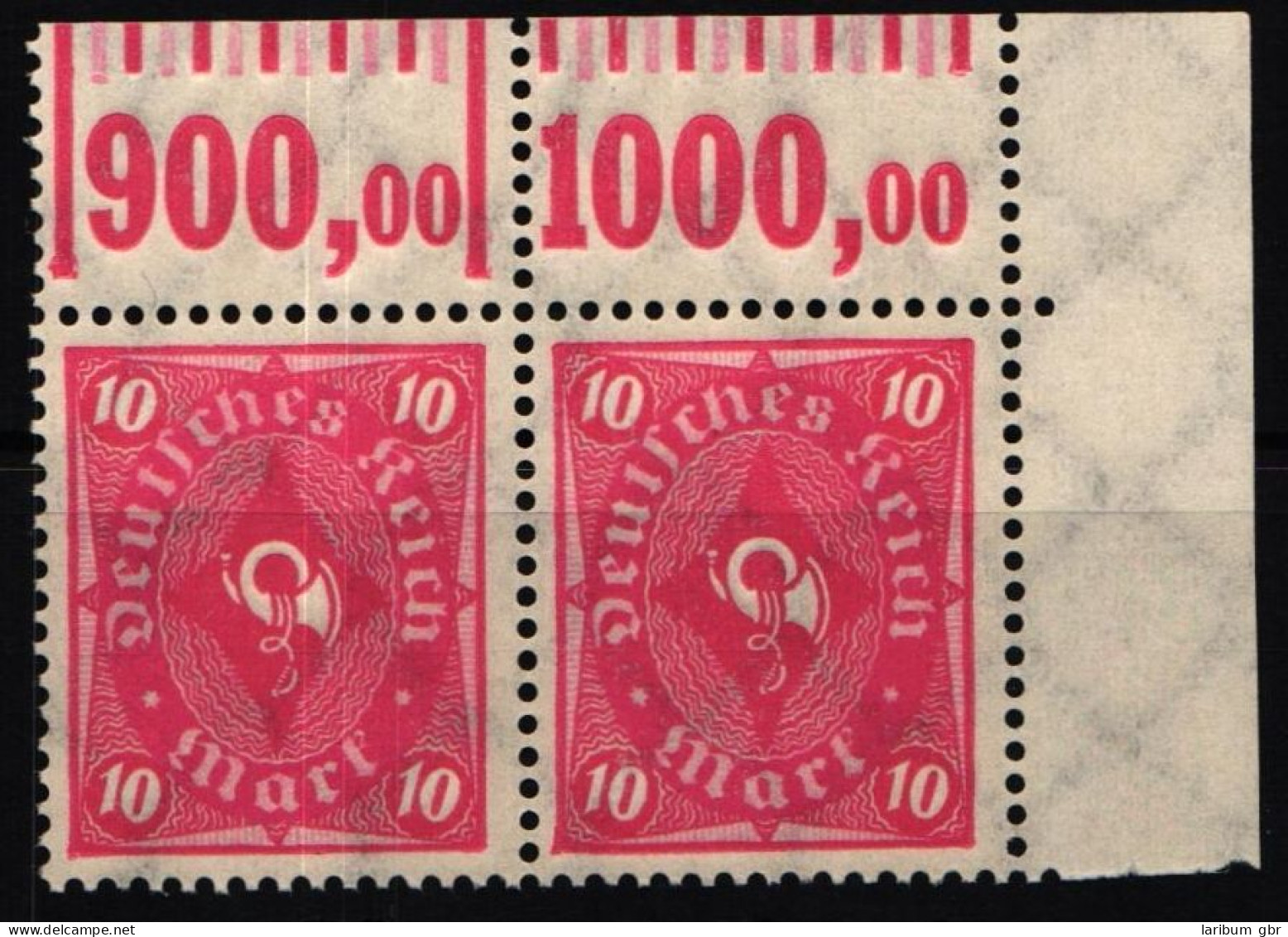 Deutsches Reich 206 W OR Postfrisch Paar 0`6`0/0`7`0, 1`5`1 #NL303 - Andere & Zonder Classificatie