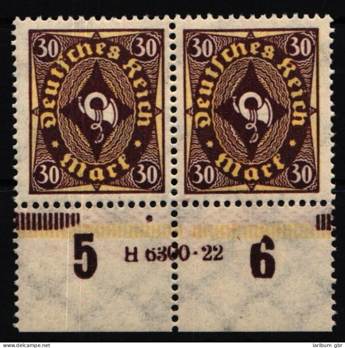 Deutsches Reich 208 HAN Postfrisch H 6300.22 #NL318 - Autres & Non Classés