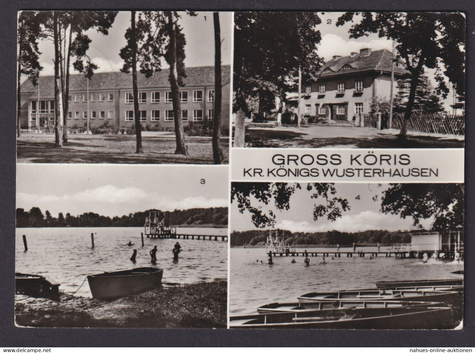 Ansichtskarte Köris Brandenburg Kreis Königs Wusterhausen Oberschule Berliner - Autres & Non Classés