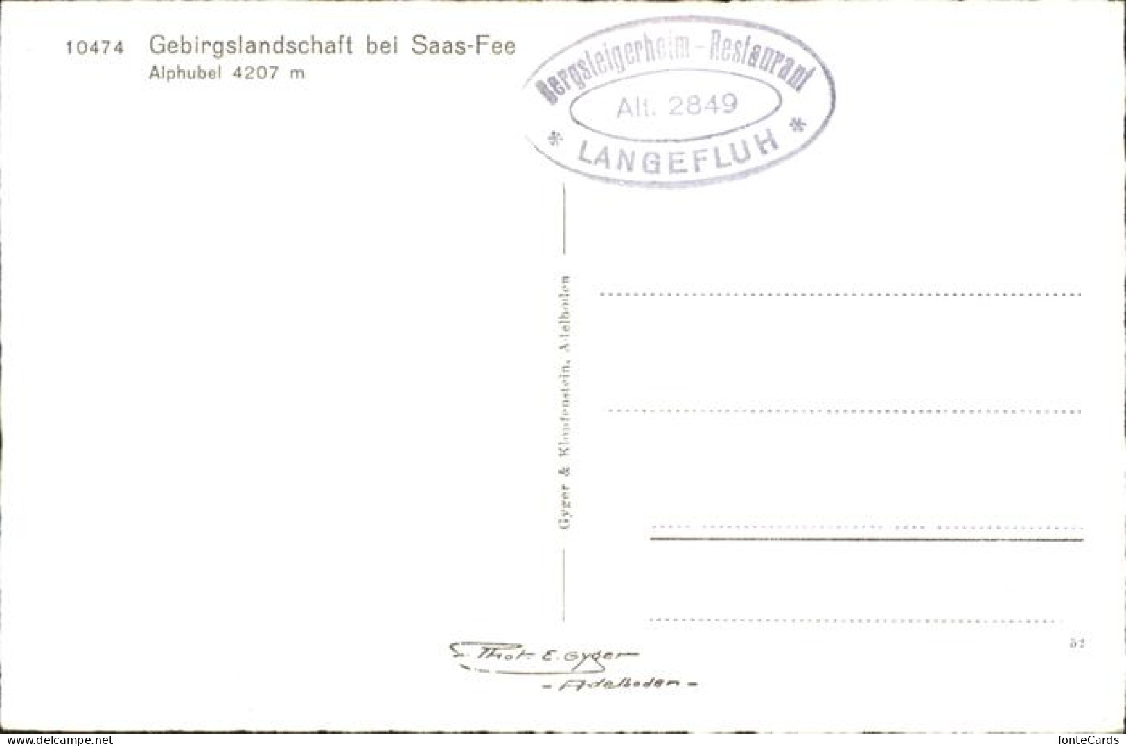 11463705 Saas-Fee Blick Auf Den Alphubel Saas-Fee - Other & Unclassified