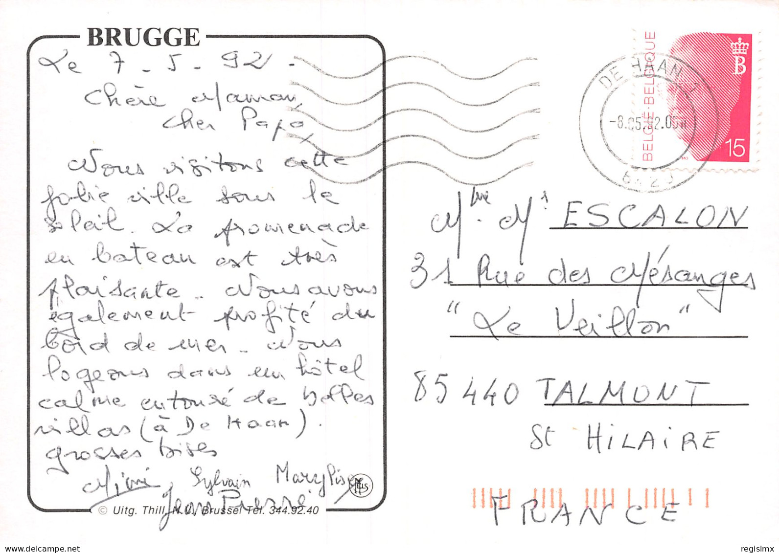 ET-BELGIQUE BRUGE-N°T2546-C/0107 - Other & Unclassified