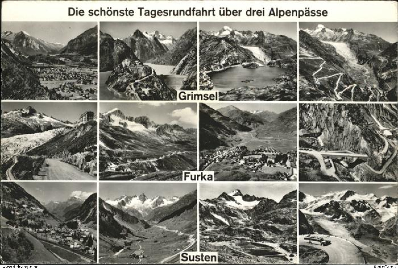 11463593 Grimsel Pass Die Drei Alpenpaesse, Grimsel,Furka U.Susten Grimsel Pass - Altri & Non Classificati
