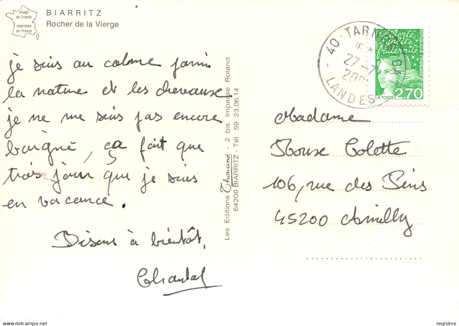 64-BIARRITZ-N°T2546-D/0163 - Biarritz