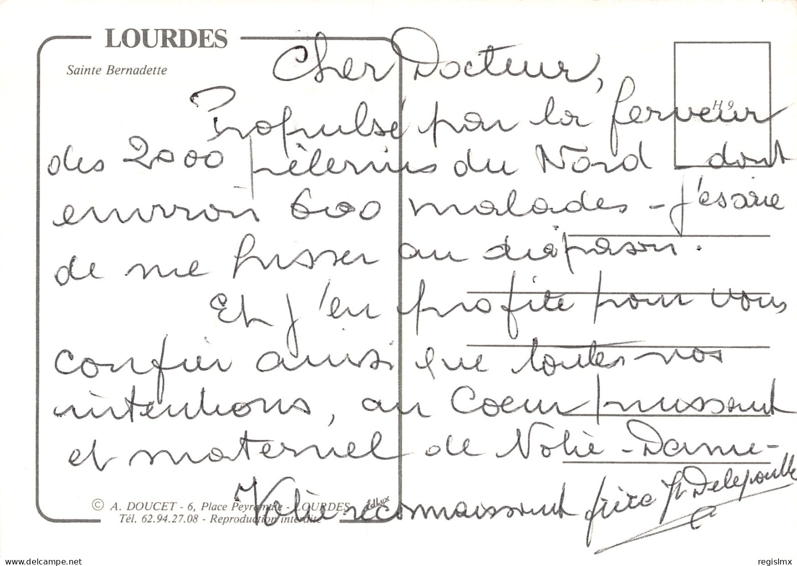 65-LOURDES BERNADETTE SOUBIROUS-N°T2546-C/0261 - Lourdes