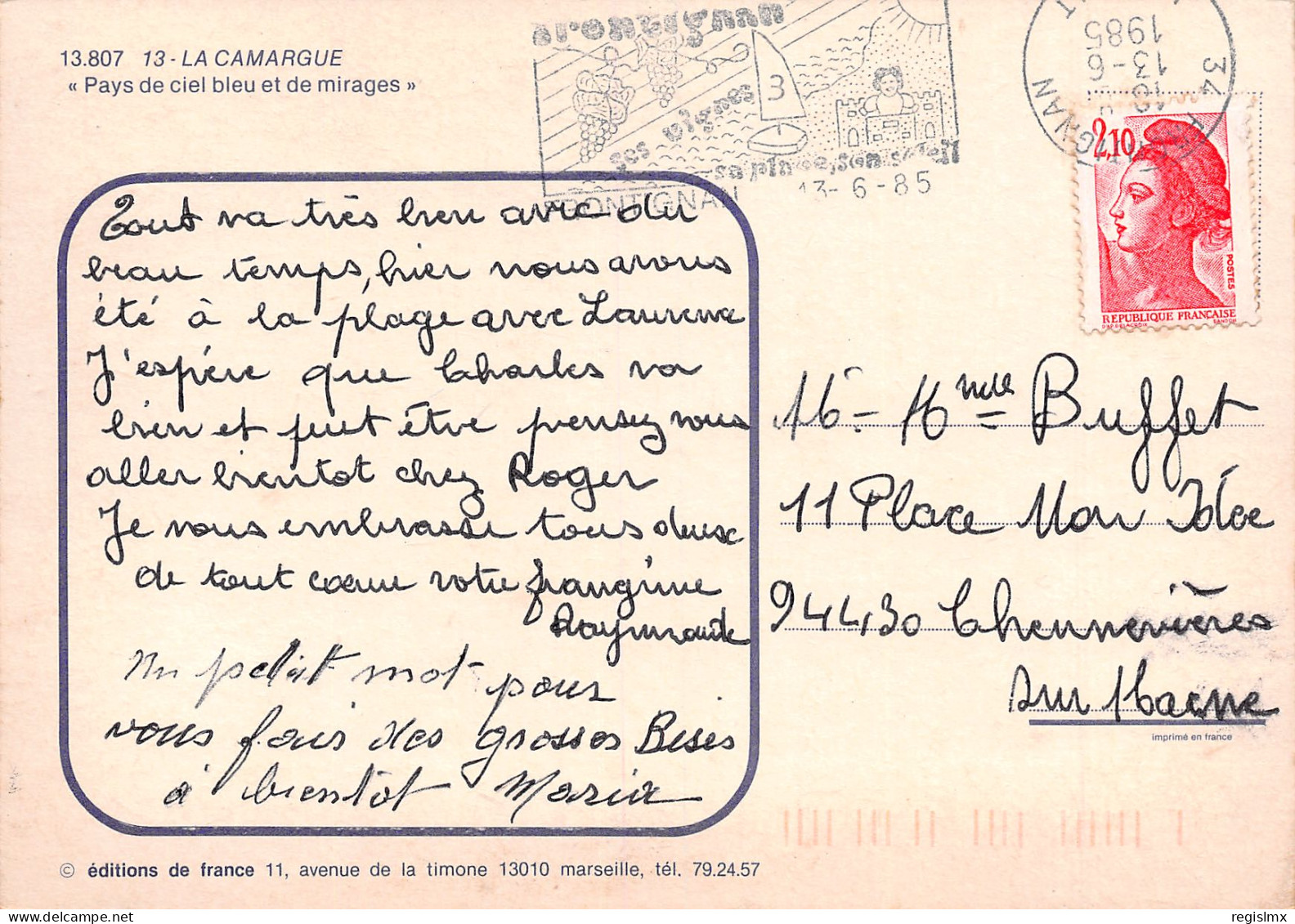13-LA CAMARGUE-N°T2546-F/0339 - Other & Unclassified