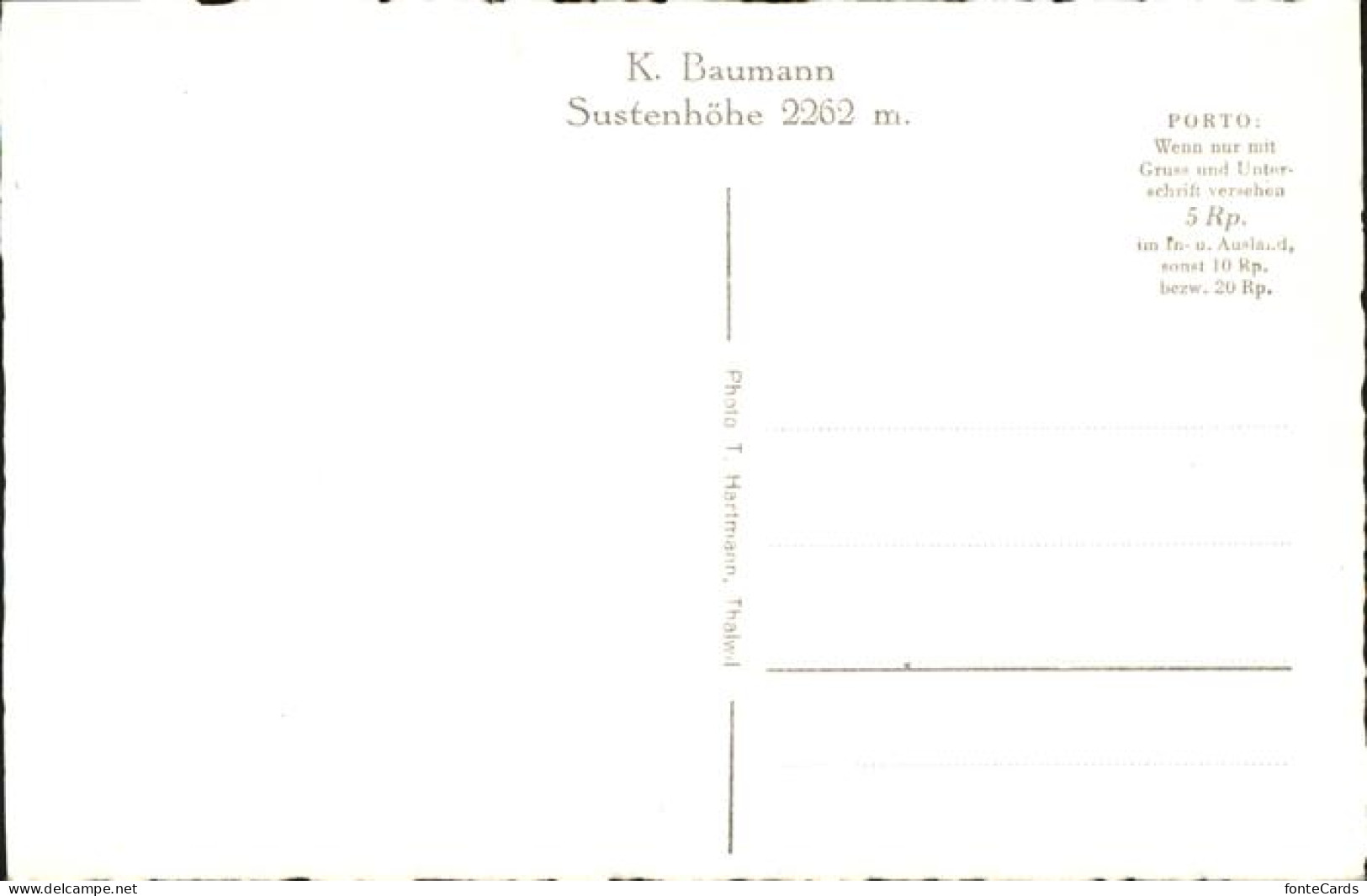 11463514 Susten Innertkirchen Passhoehe Susten Innertkirchen - Andere & Zonder Classificatie