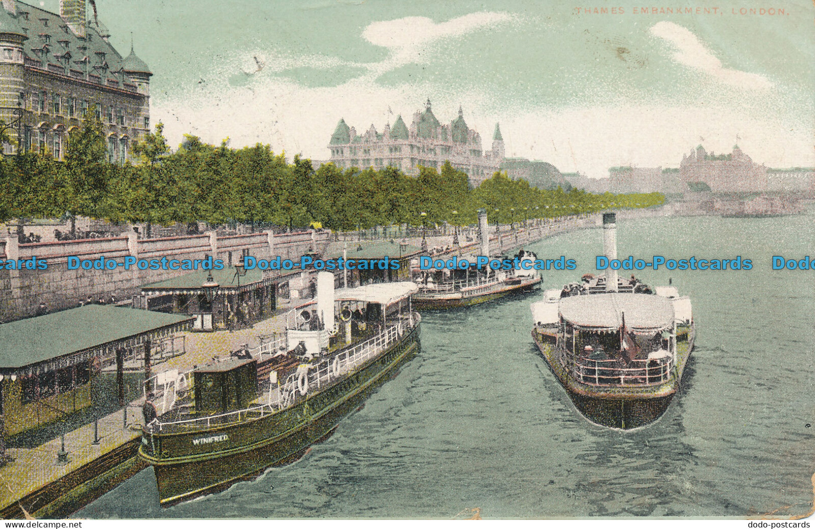 R078408 Thames Embankment. London. 1906 - Other & Unclassified