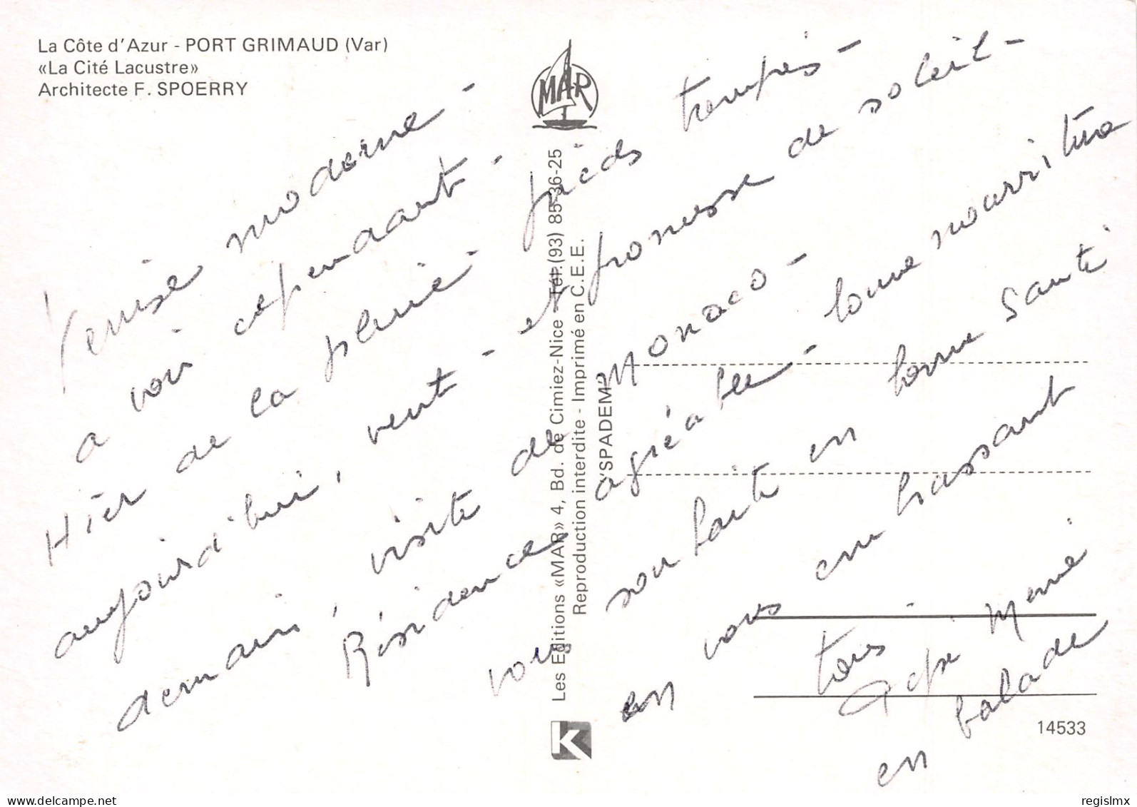 83-PORT GRIMAUD-N°T2549-A/0285 - Port Grimaud