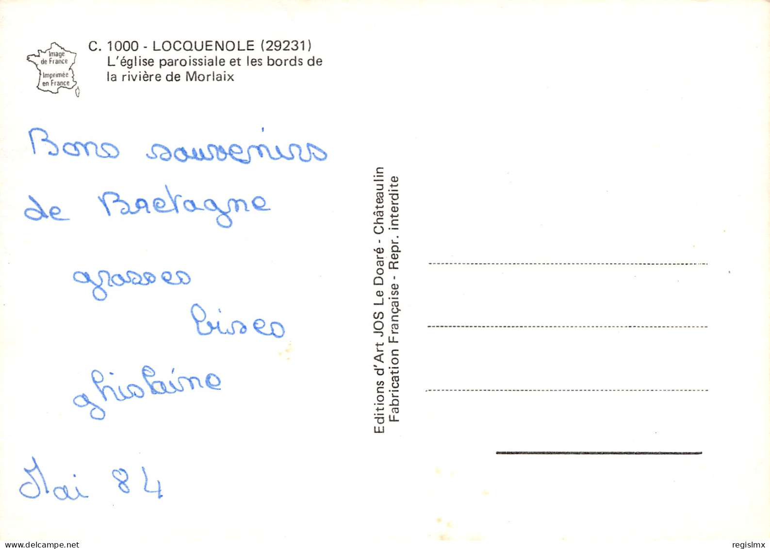 29-LOCQUENOLE-N°T2549-E/0225 - Other & Unclassified