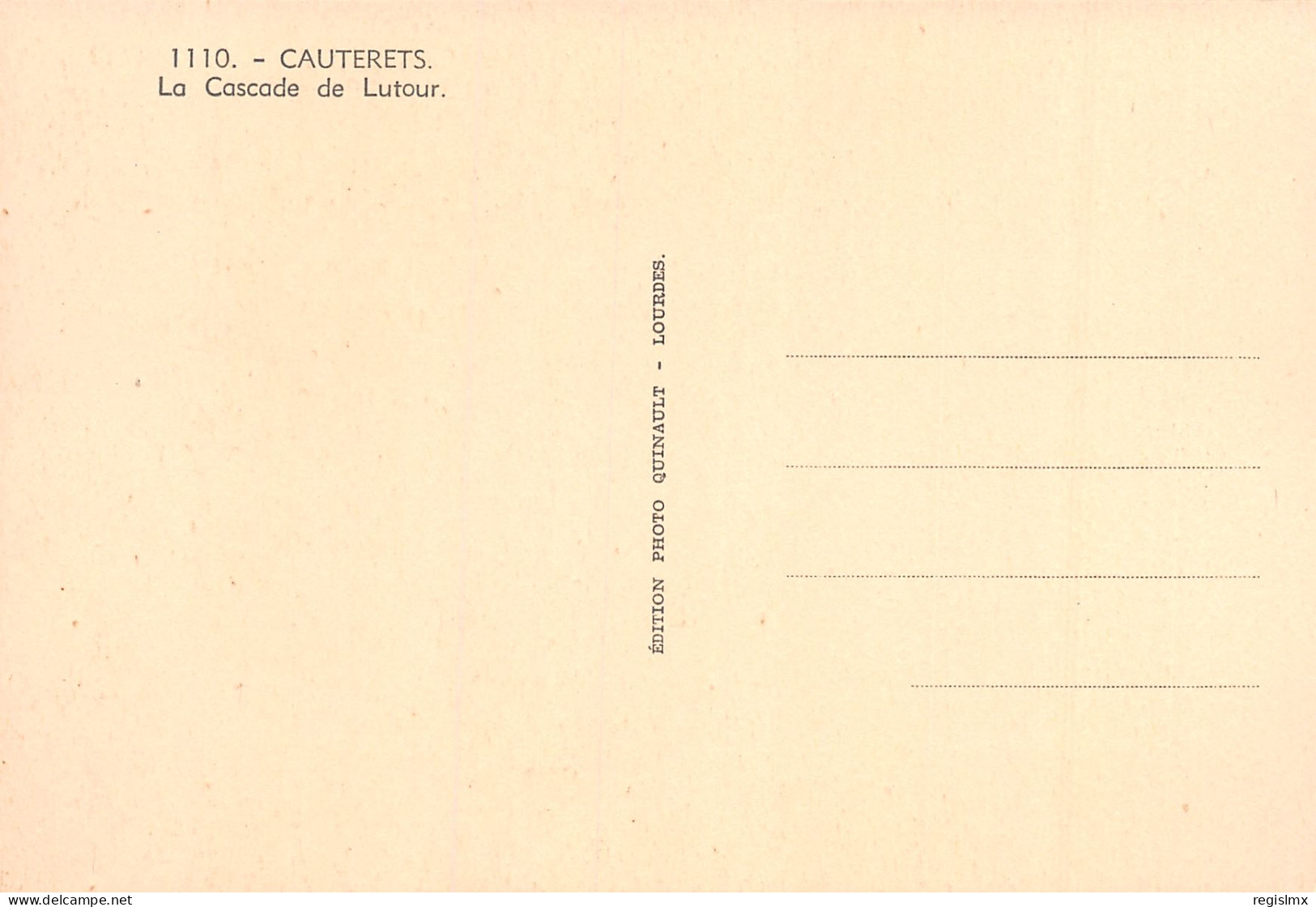 65-CAUTERETS-N°T2550-C/0187 - Cauterets