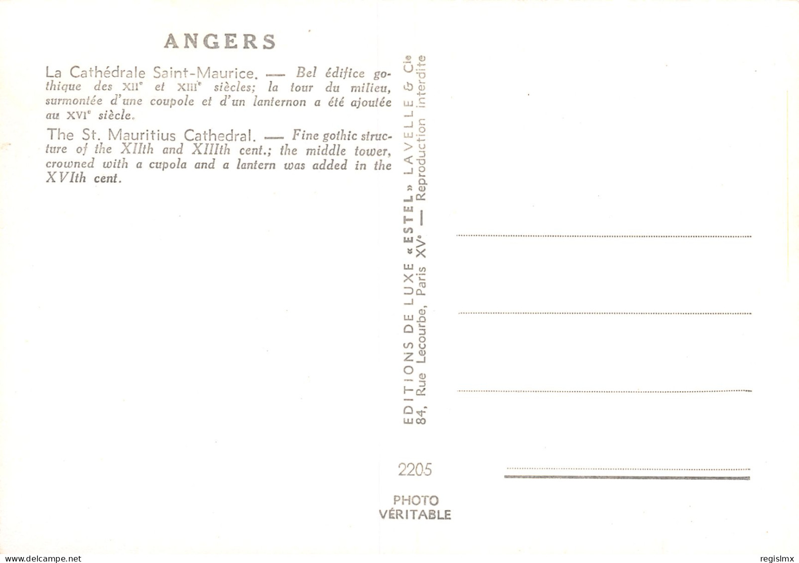 49-ANGERS-N°T2550-B/0377 - Angers