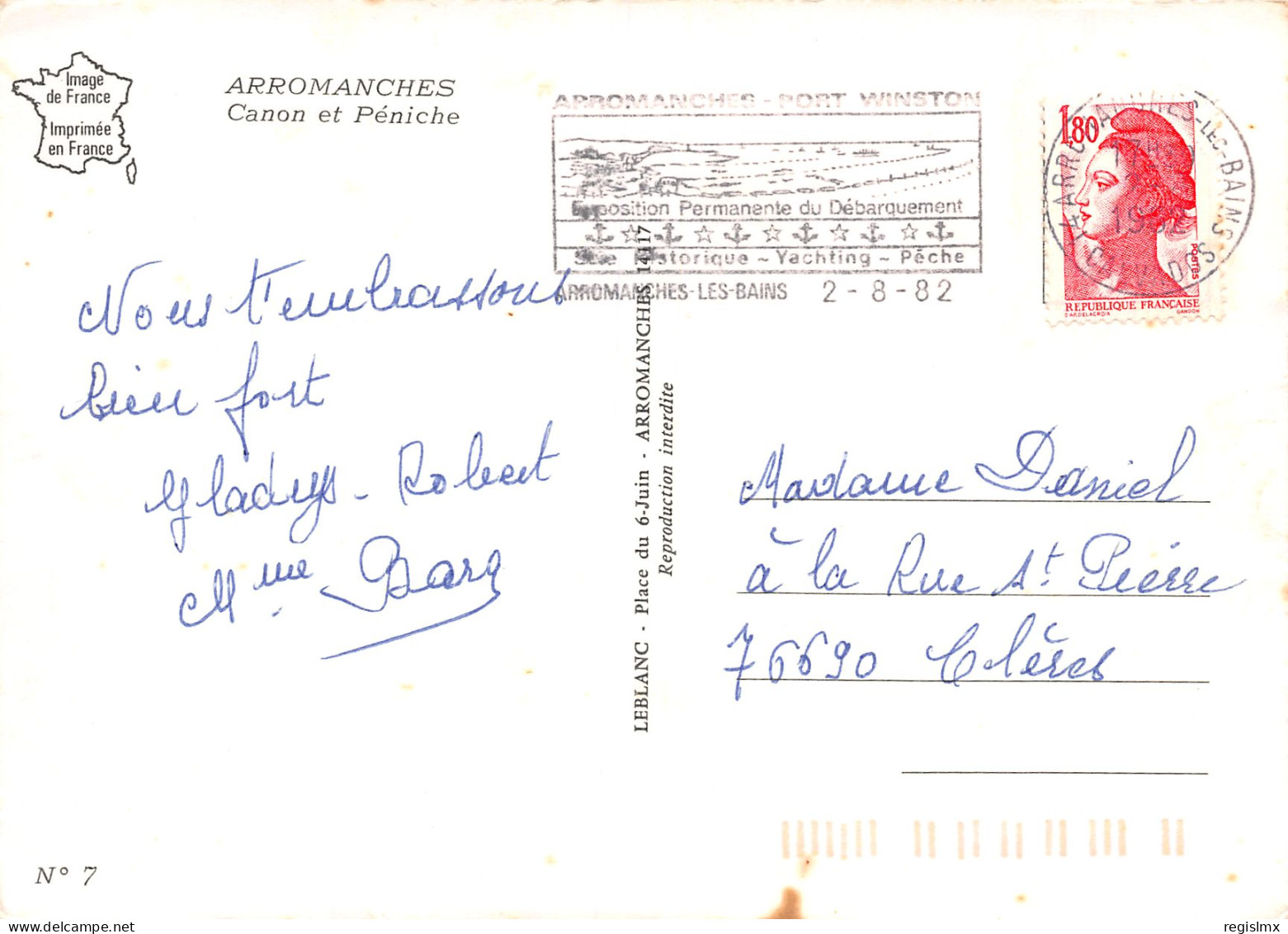 14-ARROMAQNCHES-N°T2550-B/0363 - Arromanches