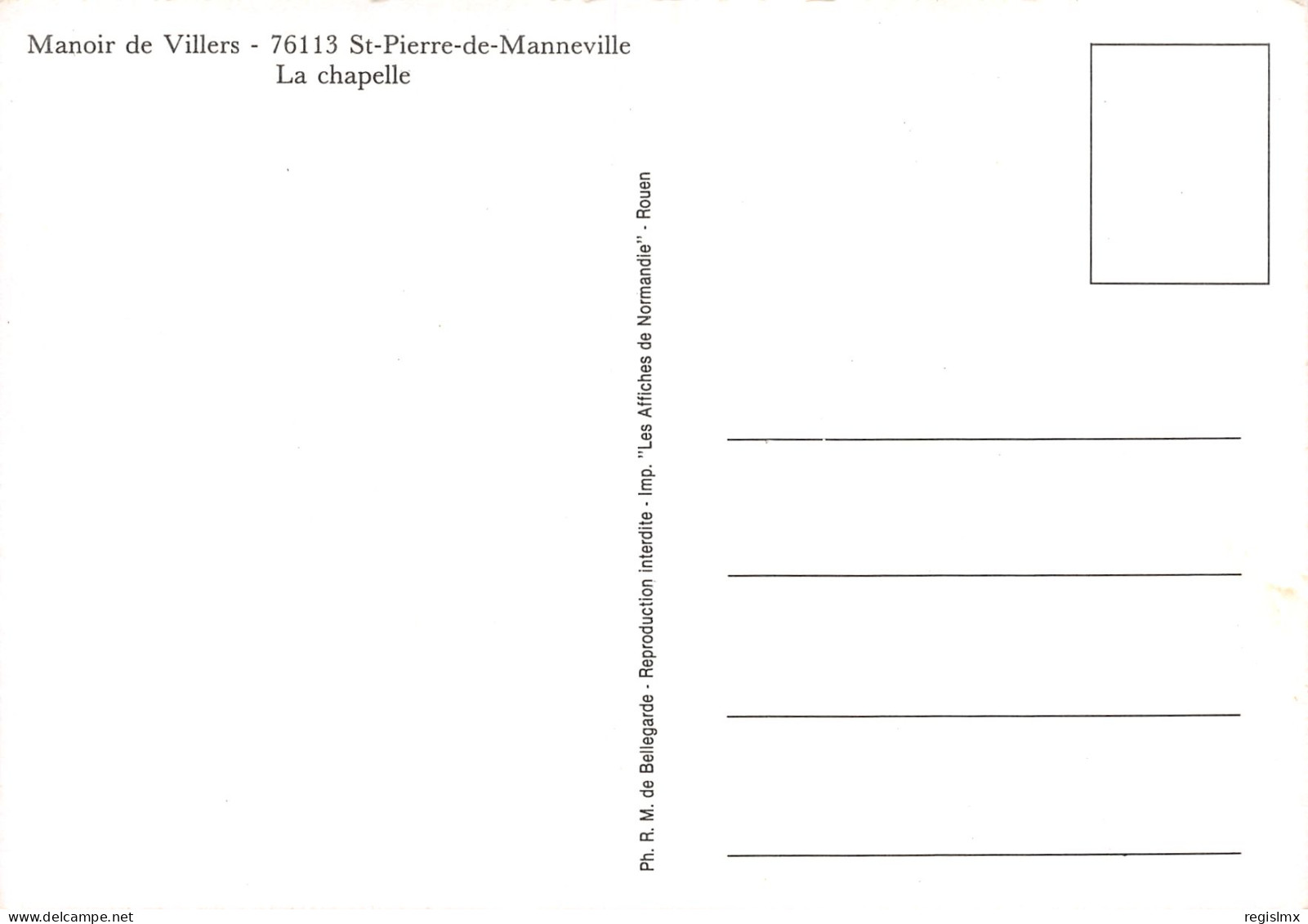 76-SAINT PIERRE DE MANEVILLE-N°T2550-B/0029 - Autres & Non Classés