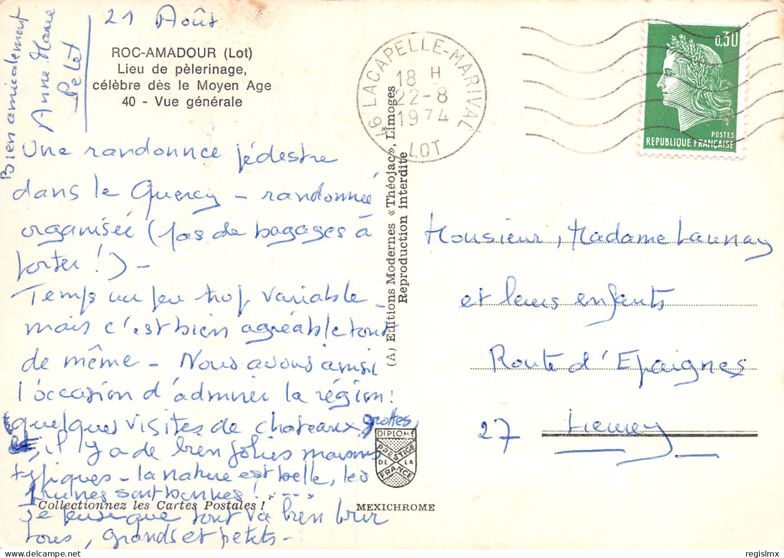 46-ROCAMADOUR-N°T2550-C/0375 - Rocamadour