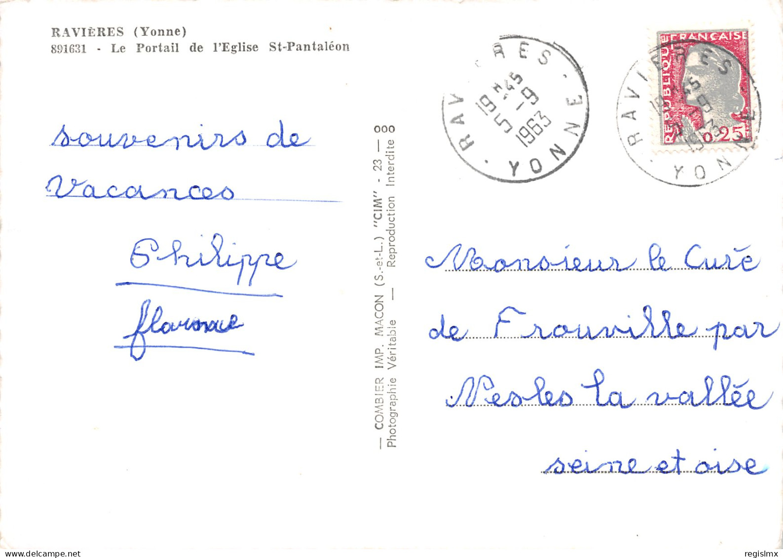 89-RAVIERES-N°T2550-C/0353 - Other & Unclassified