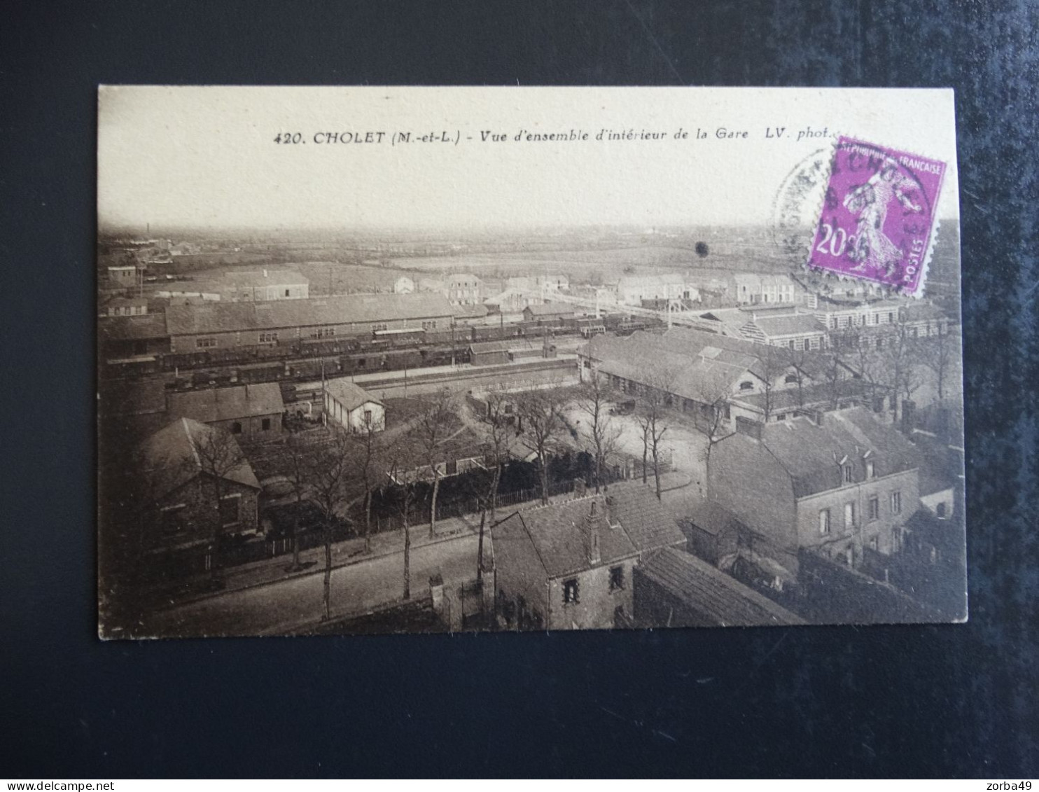 CHOLET Vue D'ensemble De L'intérieur De La Gare - Cholet