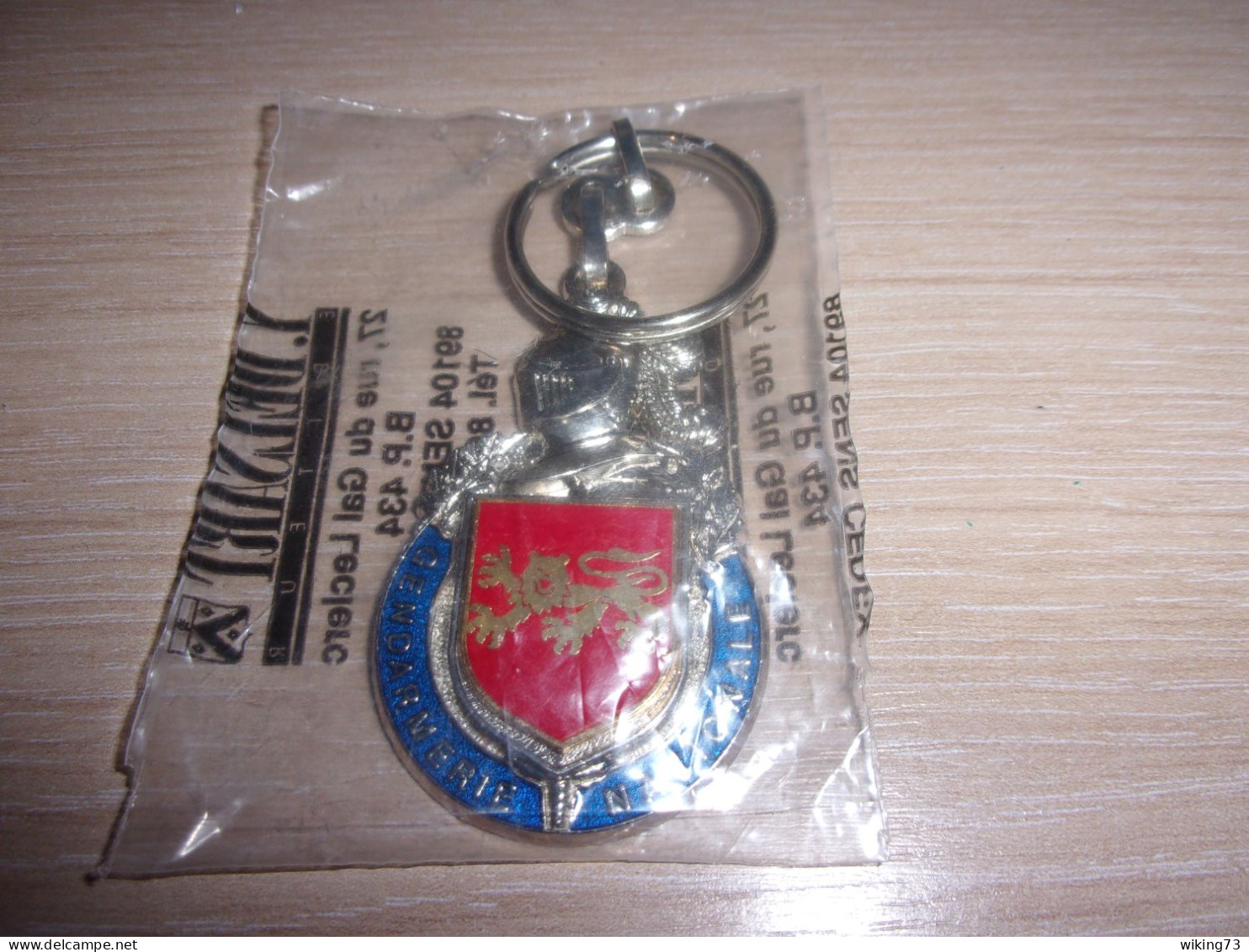 Beau Porte-clefs De La Gendarmerie Nationale - C.C.R.G. Aquitaine - Delsart - Policia