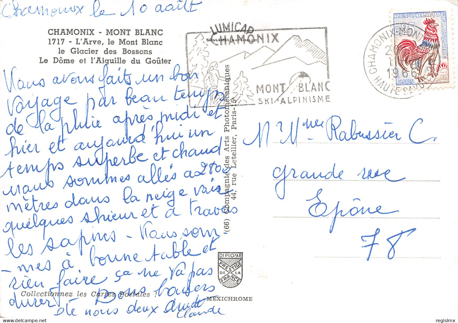 74-CHAMONIX-N°T2550-F/0079 - Chamonix-Mont-Blanc