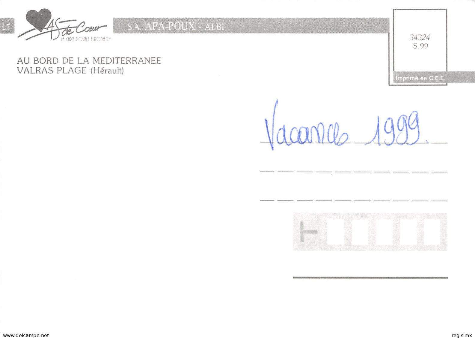 34-VALRAS PLAGE-N°T2551-E/0221 - Other & Unclassified