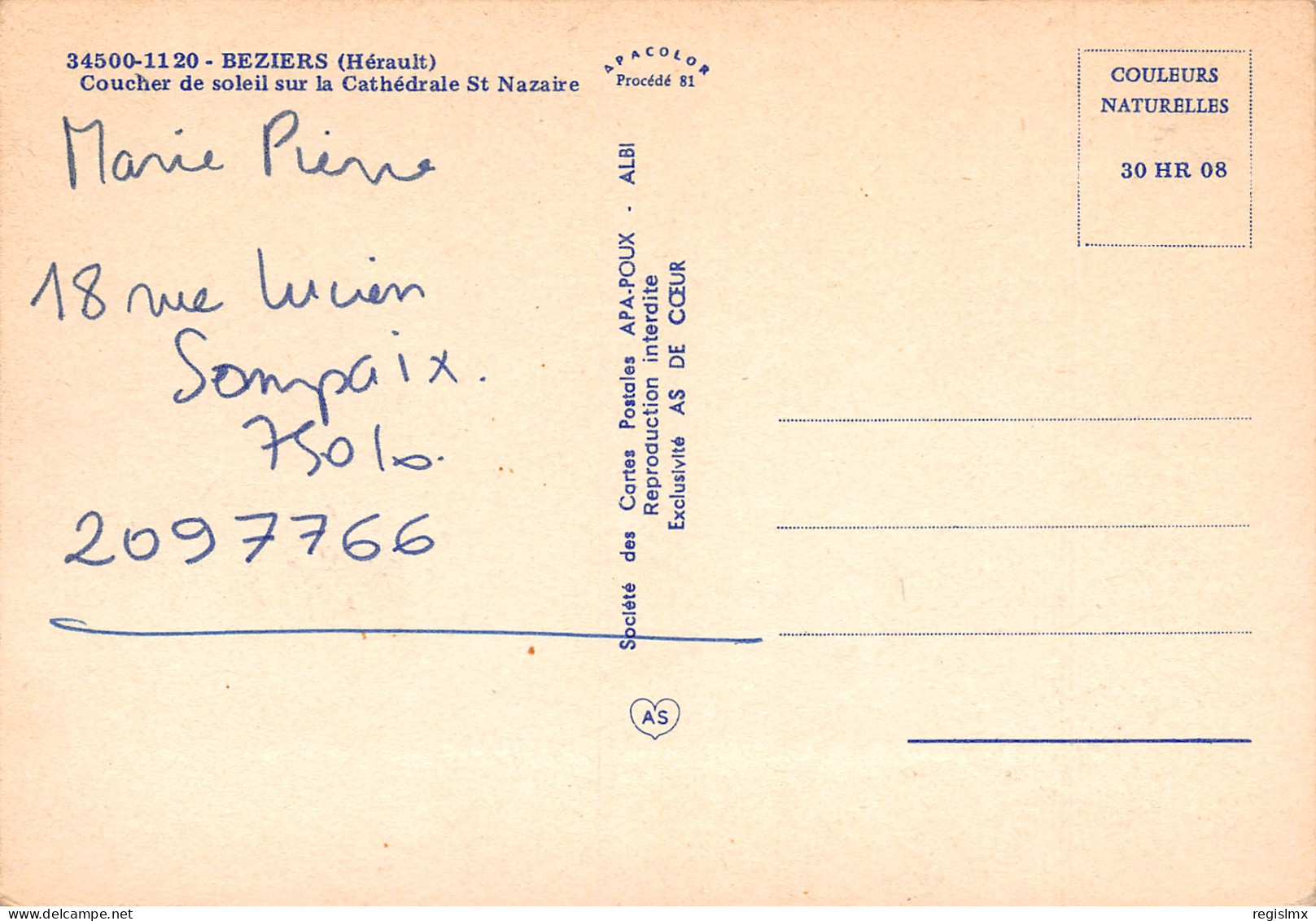 34-BEZIERS-N°T2552-D/0143 - Beziers