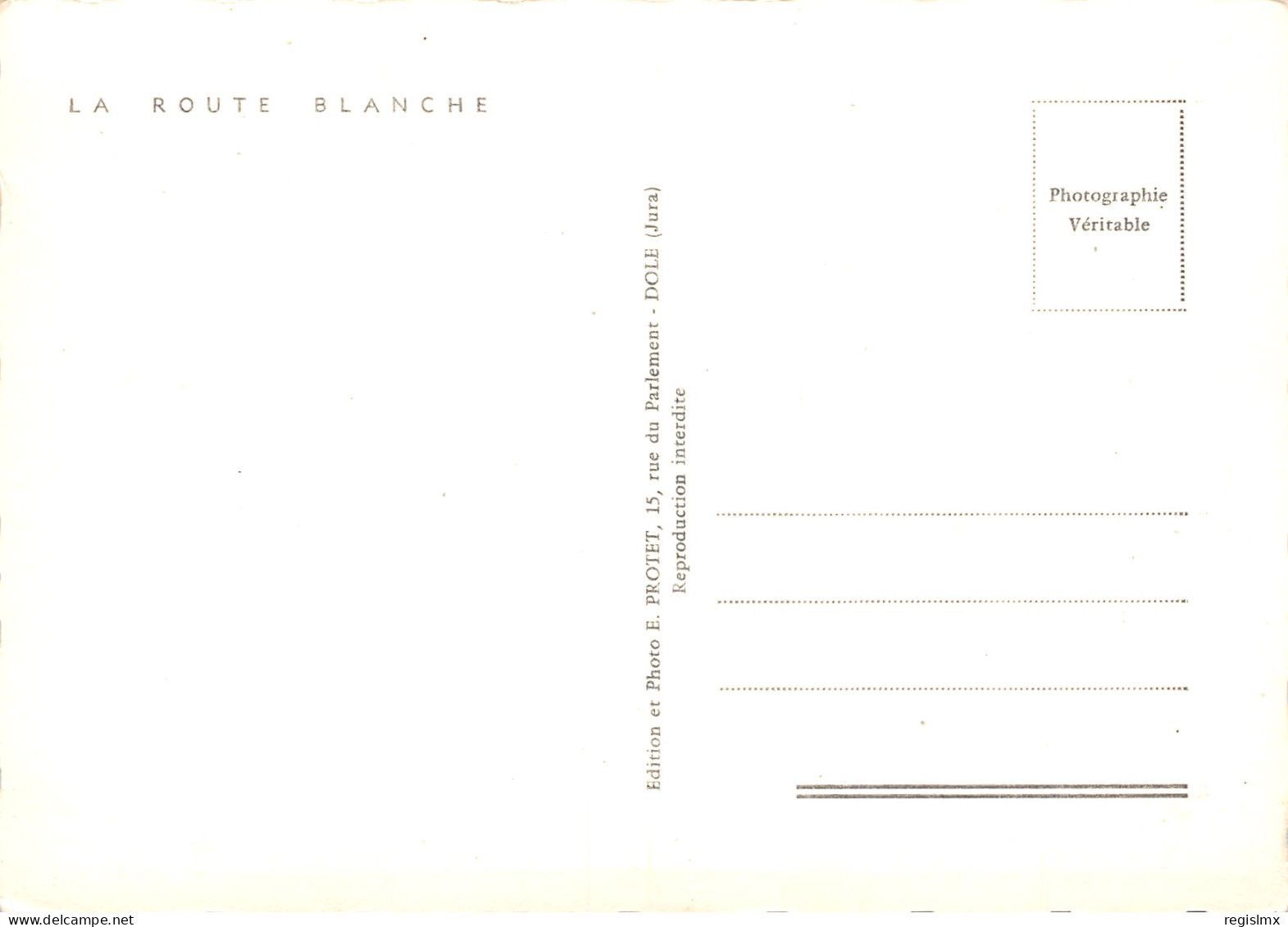 39-LA ROUTE BLANCHE-N°T2552-B/0377 - Other & Unclassified