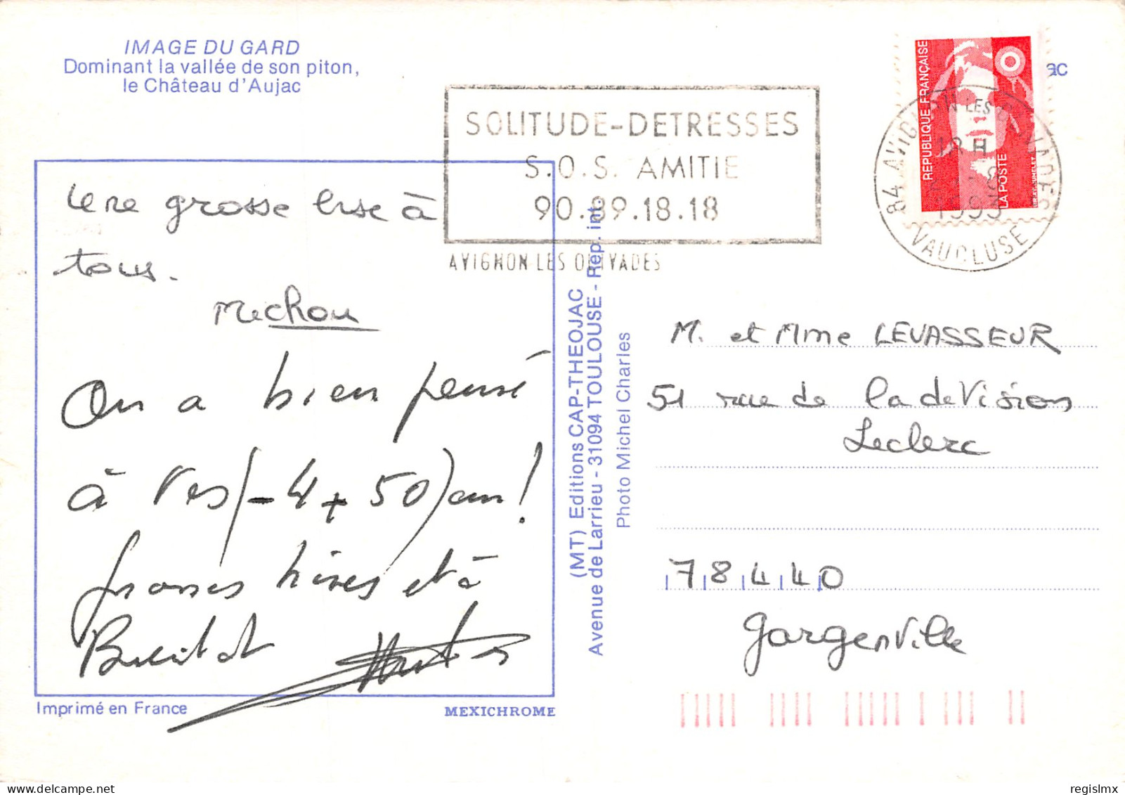 30-AUJAC LE CHATEAU-N°T2552-A/0353 - Other & Unclassified