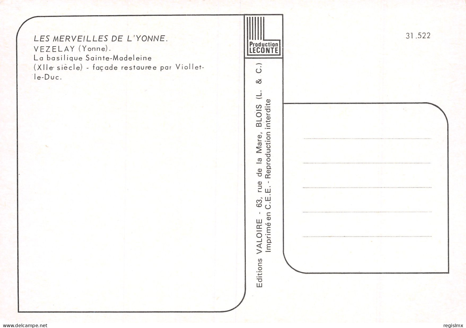 89-VEZELAY-N°T2552-E/0021 - Vezelay