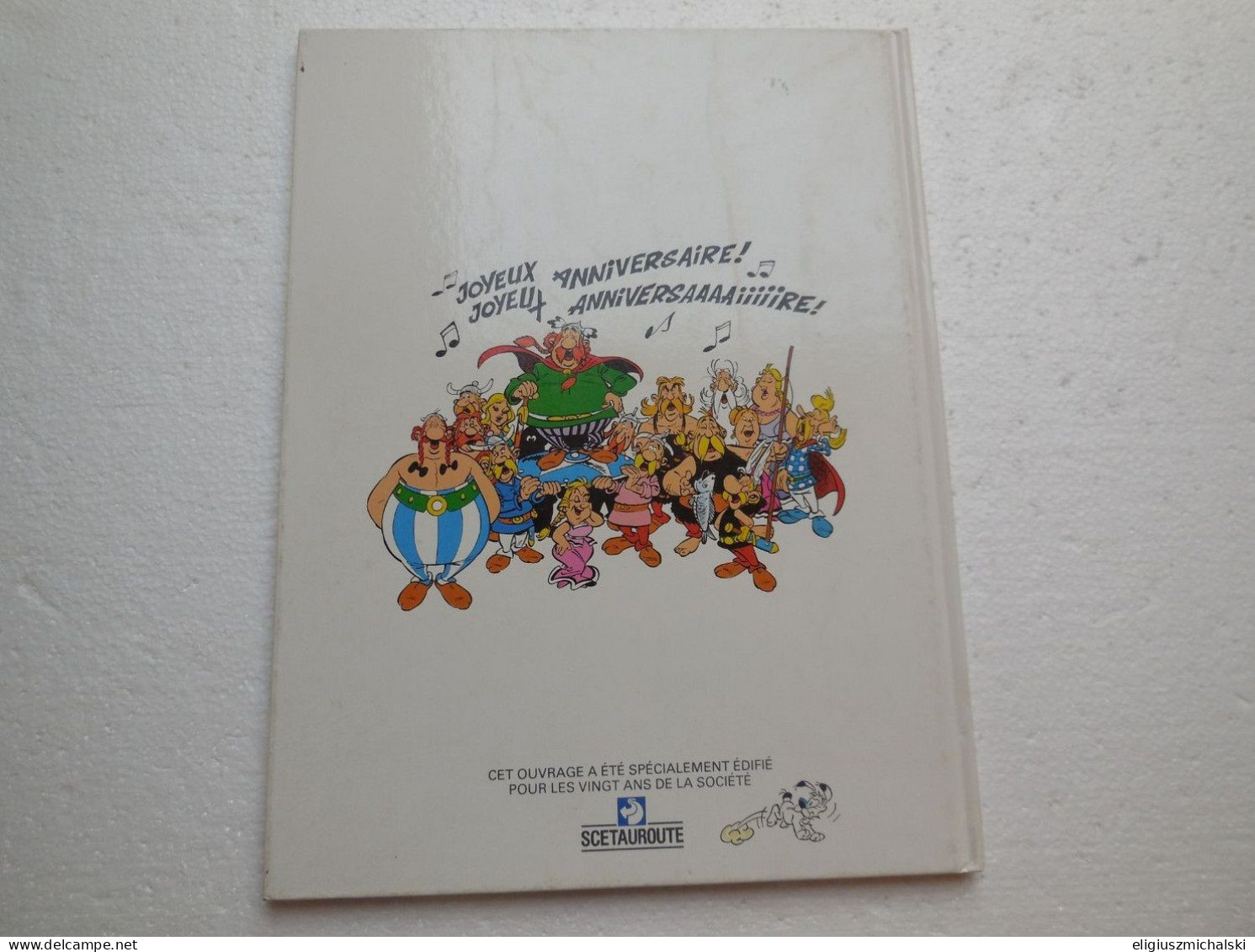 BD Astérix (Publicitaire) Scétaurout. Le Viaduc à Fromages, RARE....N5.04.04 - Astérix