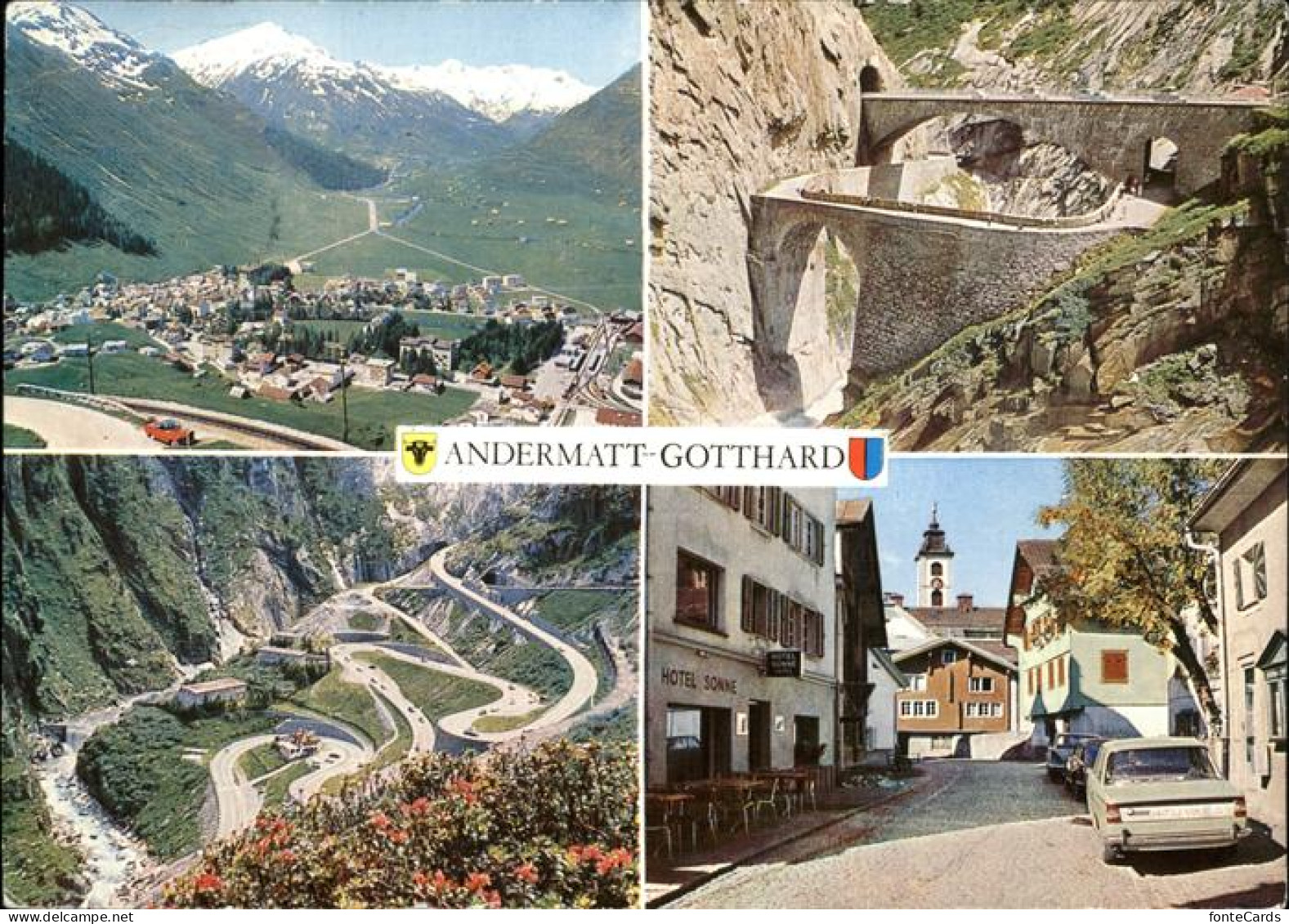 11456214 Andermatt Mit Teufelsbruecke Andermatt - Sonstige & Ohne Zuordnung