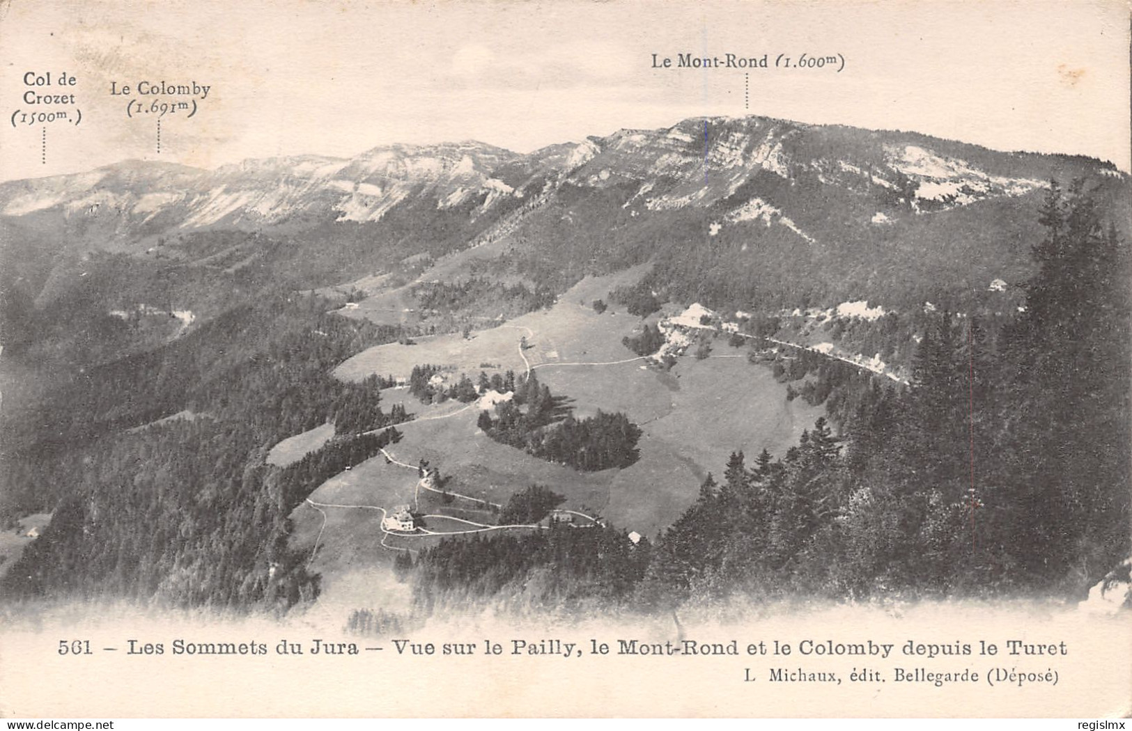 25-LE MONT ROND-N°T2553-C/0337 - Other & Unclassified
