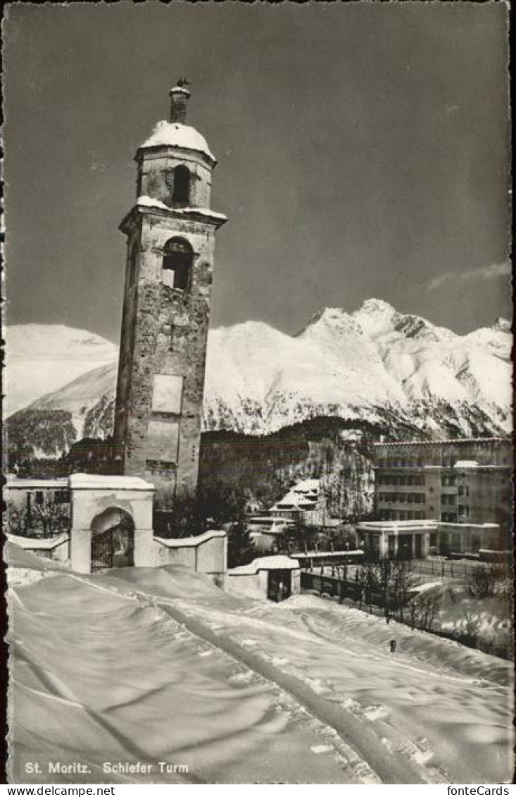 11455957 St Moritz GR Schiefer Turm St. Moritz - Other & Unclassified