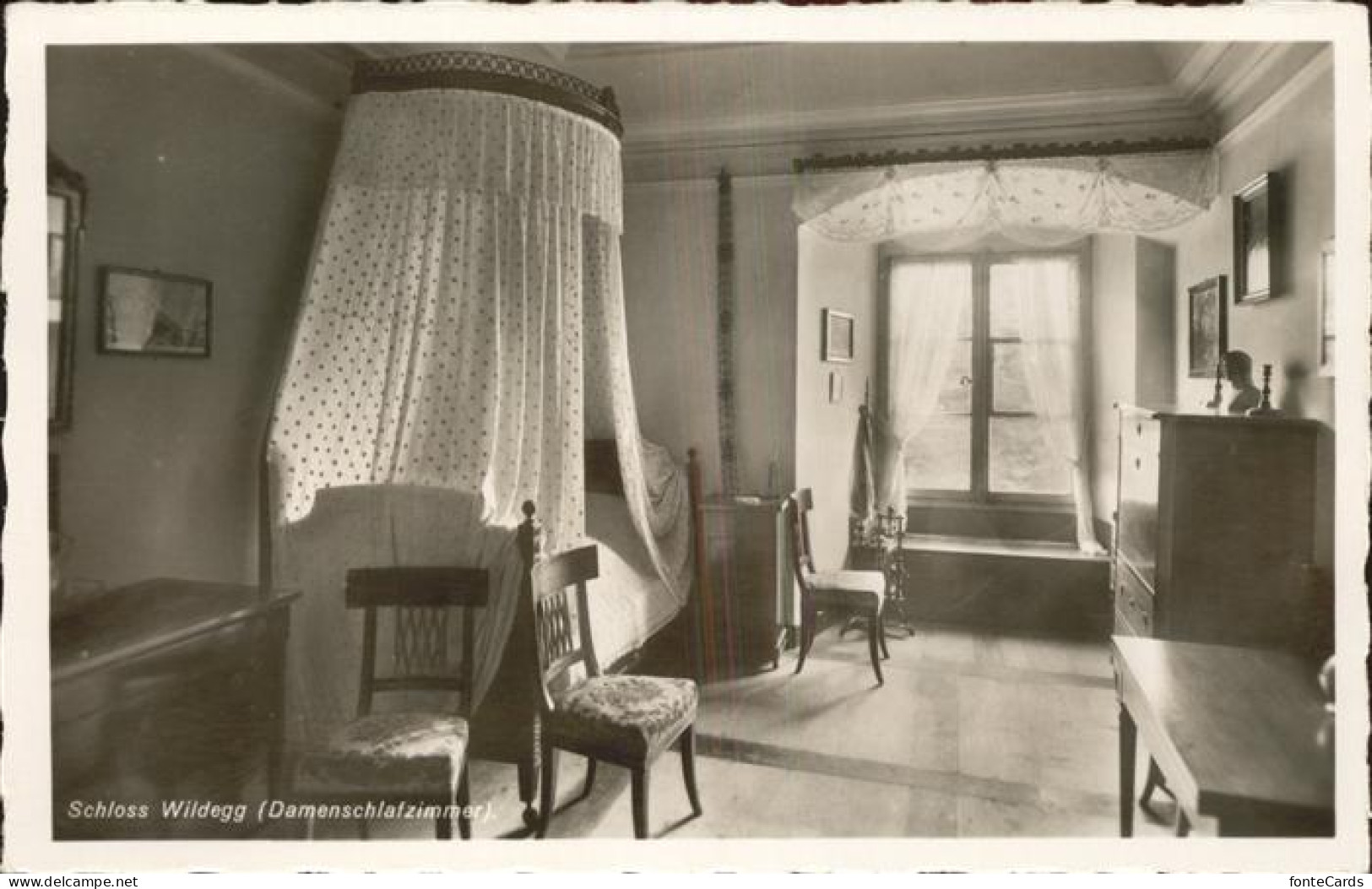 11455559 Wildegg Damenschlafzimmer Schloss Wildegg - Sonstige & Ohne Zuordnung