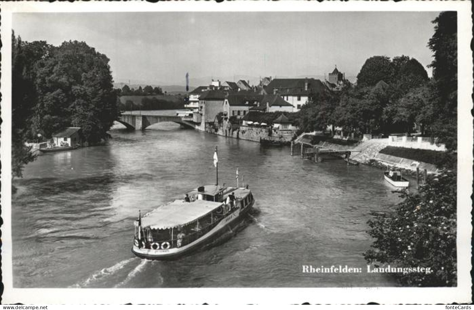 11452088 Rheinfelden AG Landungssteg Rhein Schiff Bruecke Rheinfelden - Altri & Non Classificati