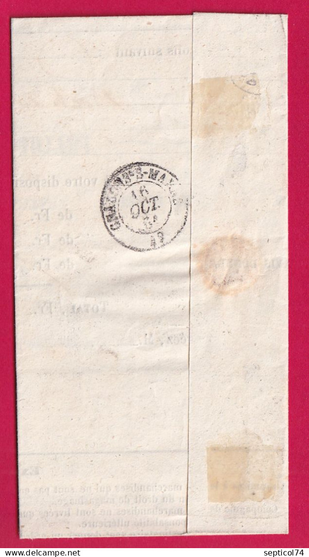 N°13 PC 704 CHALONS SUR MARNE POUR ST MEMMIE LETTRE - 1849-1876: Klassik