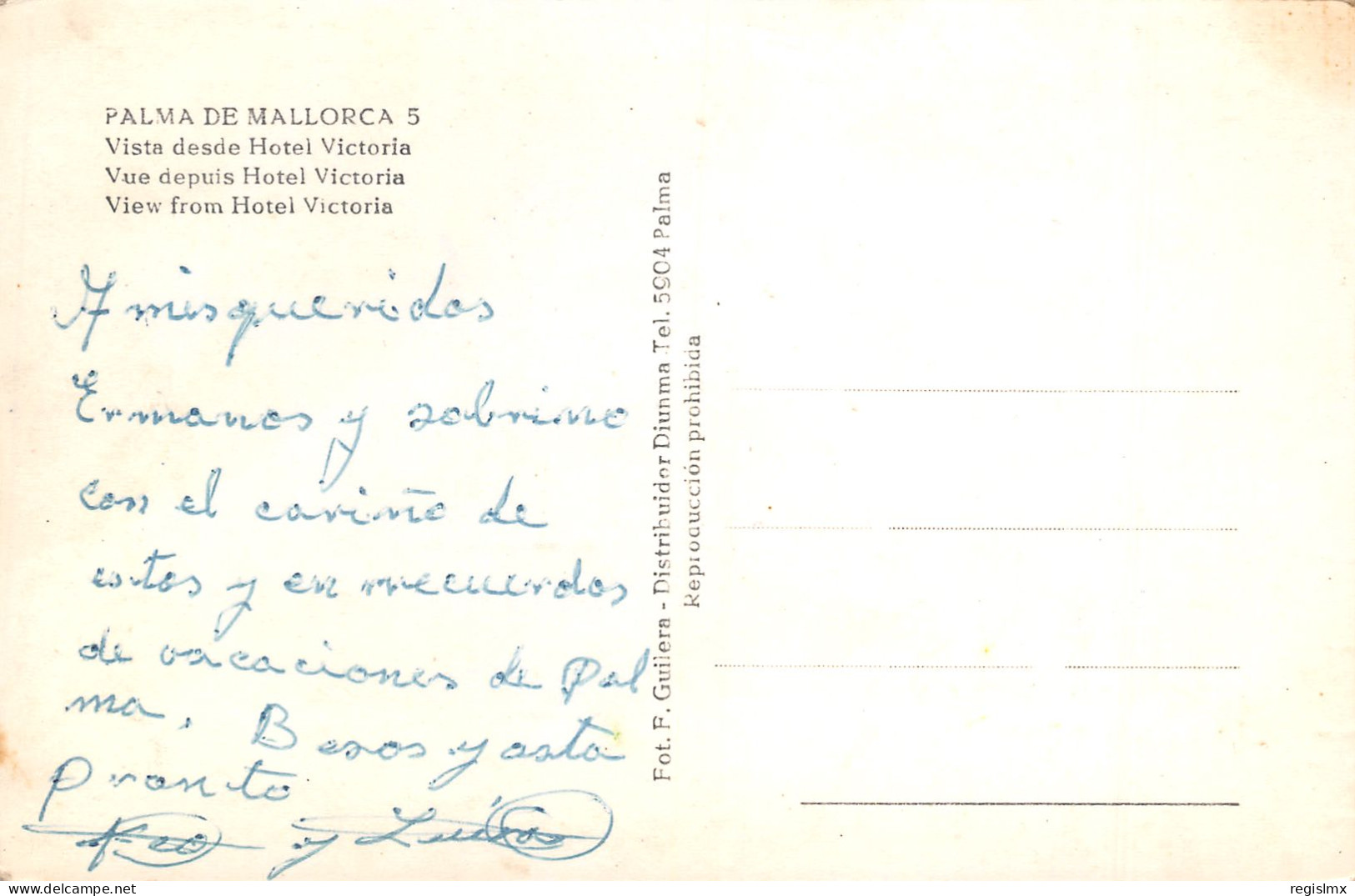 ET-ESPAGNE PALMA DE MALLORCA-N°T2557-C/0231 - Other & Unclassified