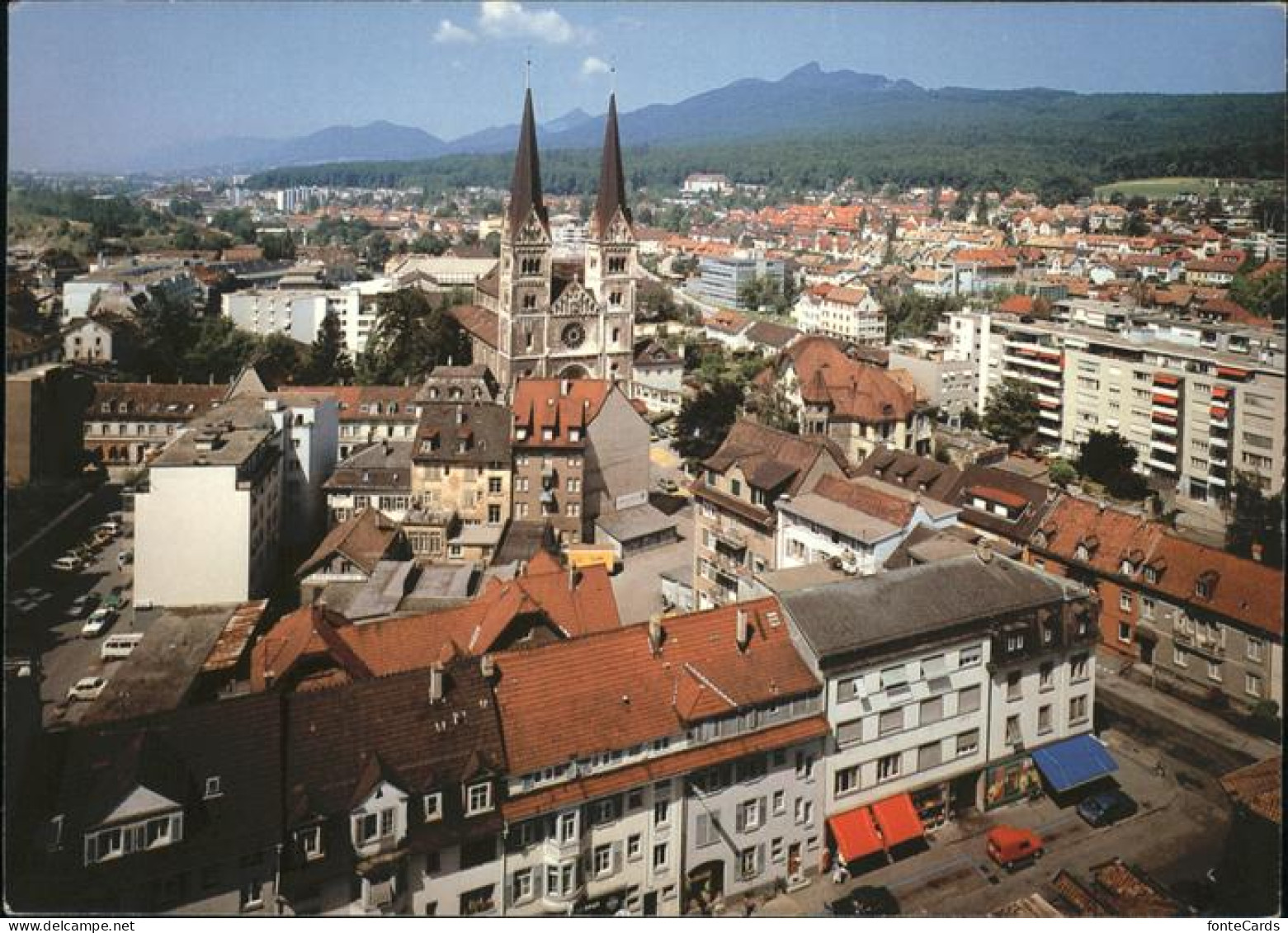 11451732 Olten Blick Vom Stadthaus Auf Martinskirche Olten - Sonstige & Ohne Zuordnung