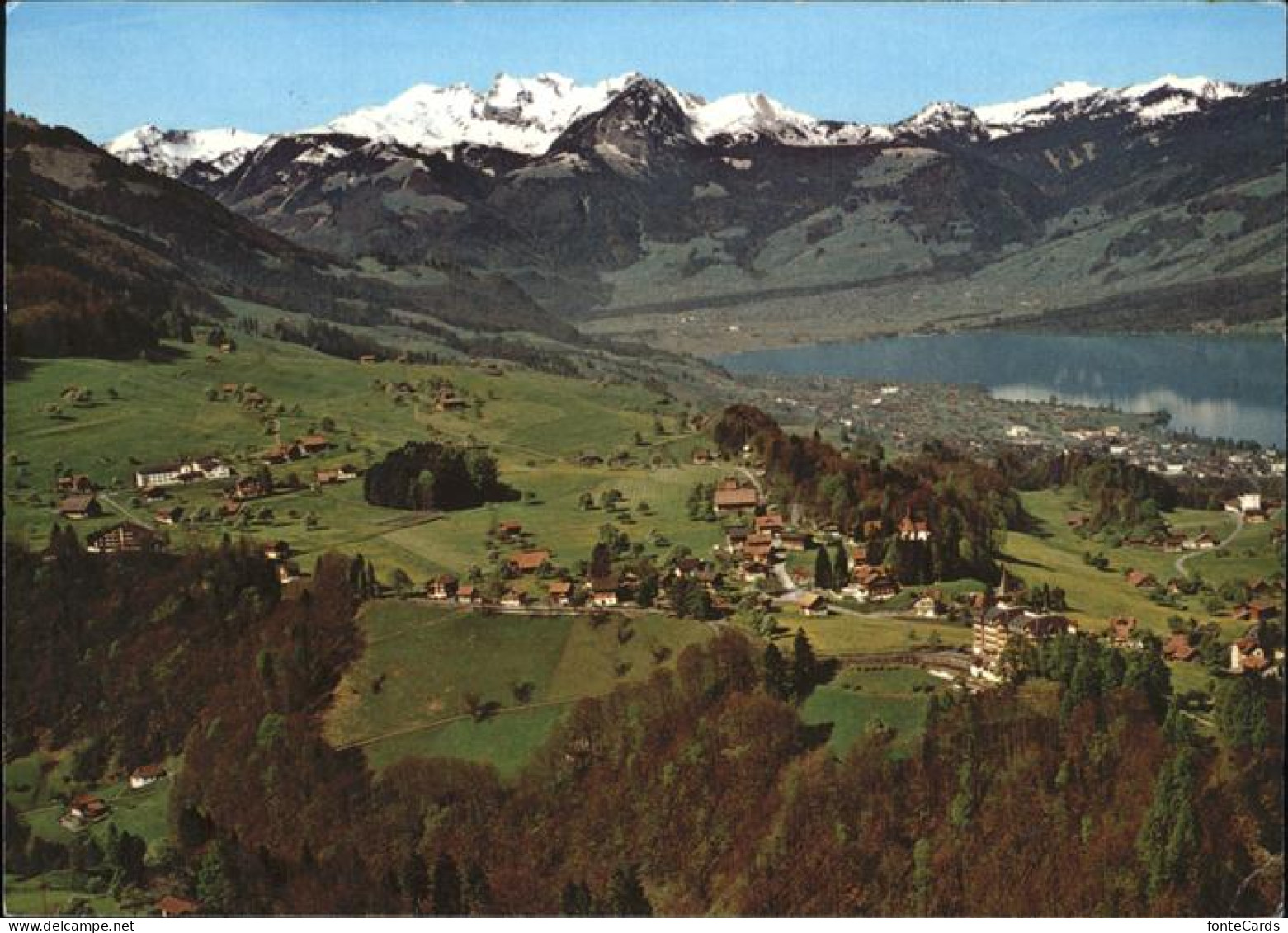 11451669 Flueeli-Ranft Mit Blick Auf Sarnersee Und Giswilerstock Flueeli-Ranft - Sonstige & Ohne Zuordnung