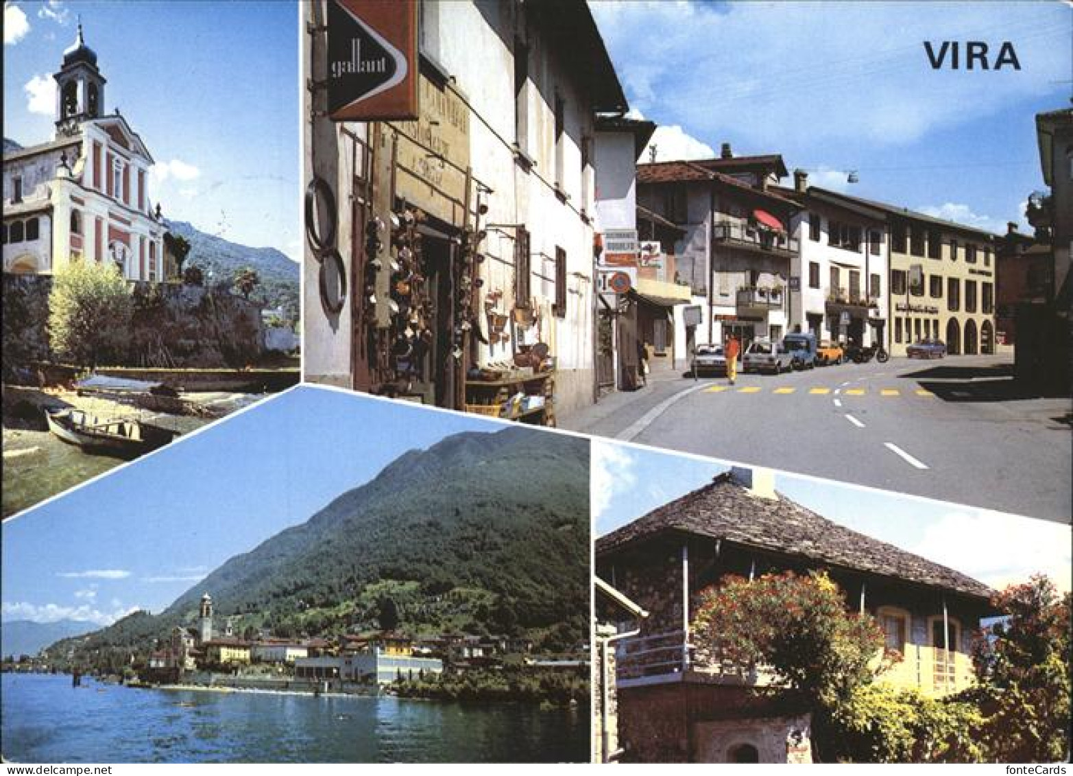 11451654 Vira Locarno Lago Maggiore Kirche Strassenpartie  - Other & Unclassified