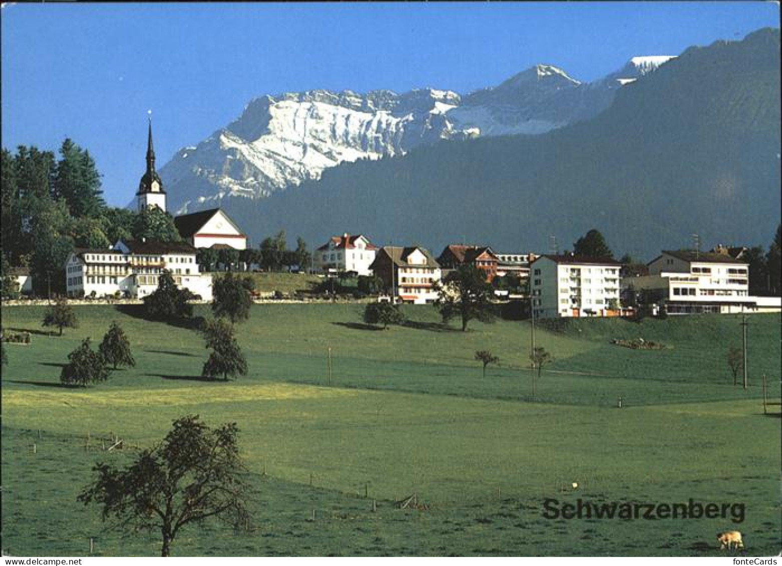 11451650 Schwarzenberg LU Bildung Ferienzentrum Matt Hotel Restaurant Kirche Alp - Sonstige & Ohne Zuordnung