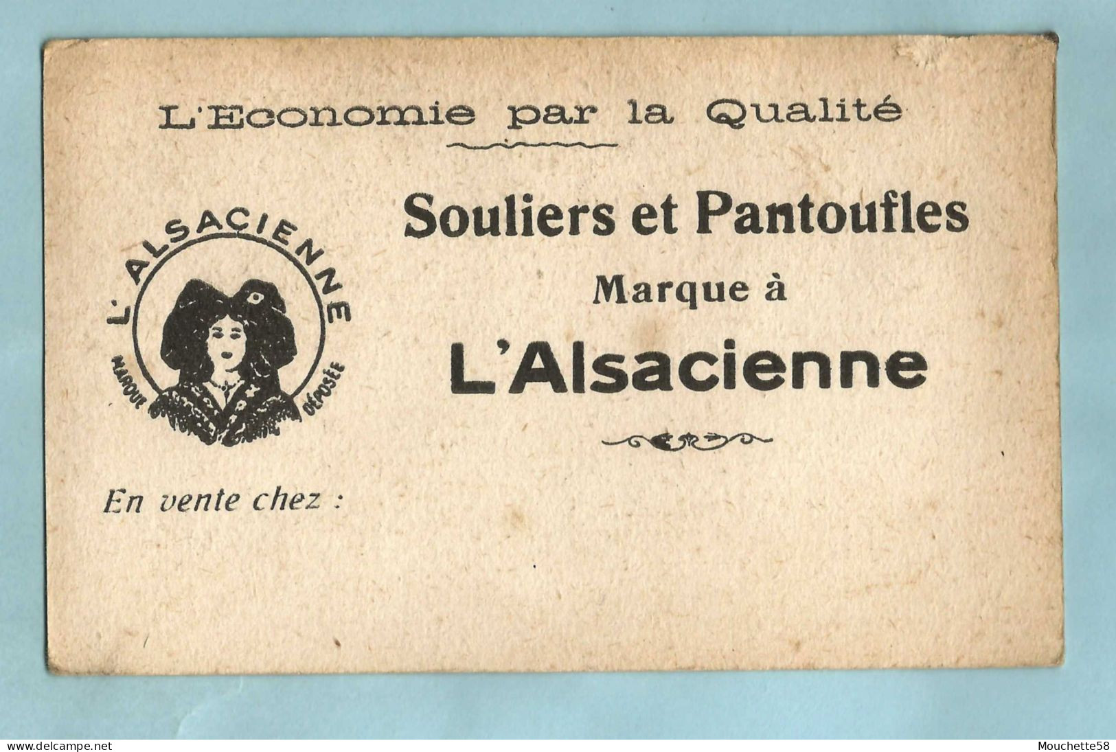 CHROMO  Enfants Jeu  Alsacienne Soulier Pantoufles - Autres & Non Classés