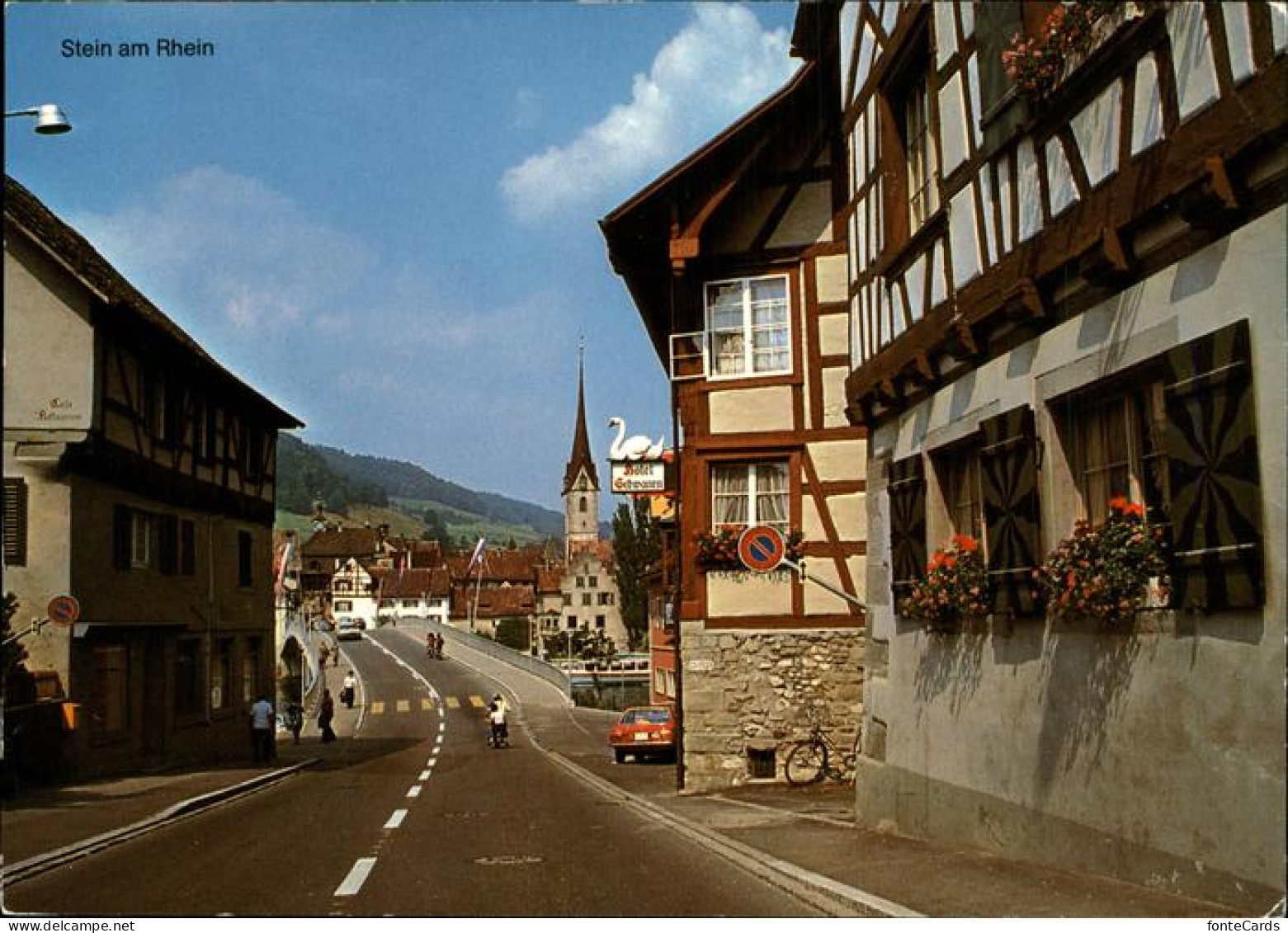 11451582 Stein Rhein Hauptstrasse Hotel Schwanen Kirche Bruecke Stein Am Rhein - Otros & Sin Clasificación