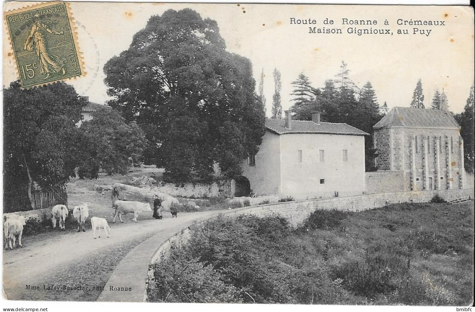 Route De Roanne à Crémeaux - Maison Gignioux , Au Puy - Le Puy En Velay