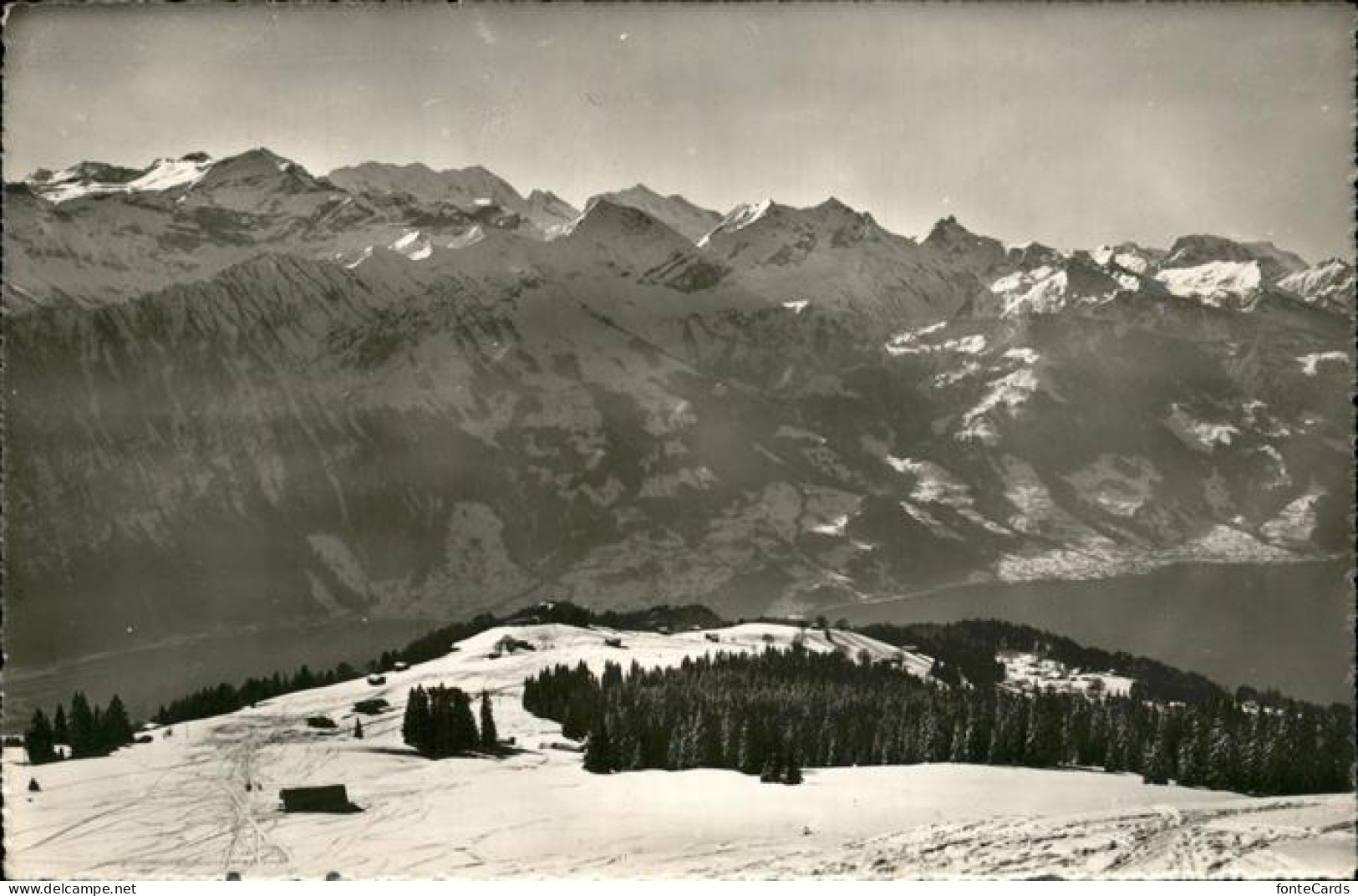 11451475 Beatenberg Panorama Mit Amisbuehl Bluemlislap Dreispitz Thunersee Winte - Autres & Non Classés