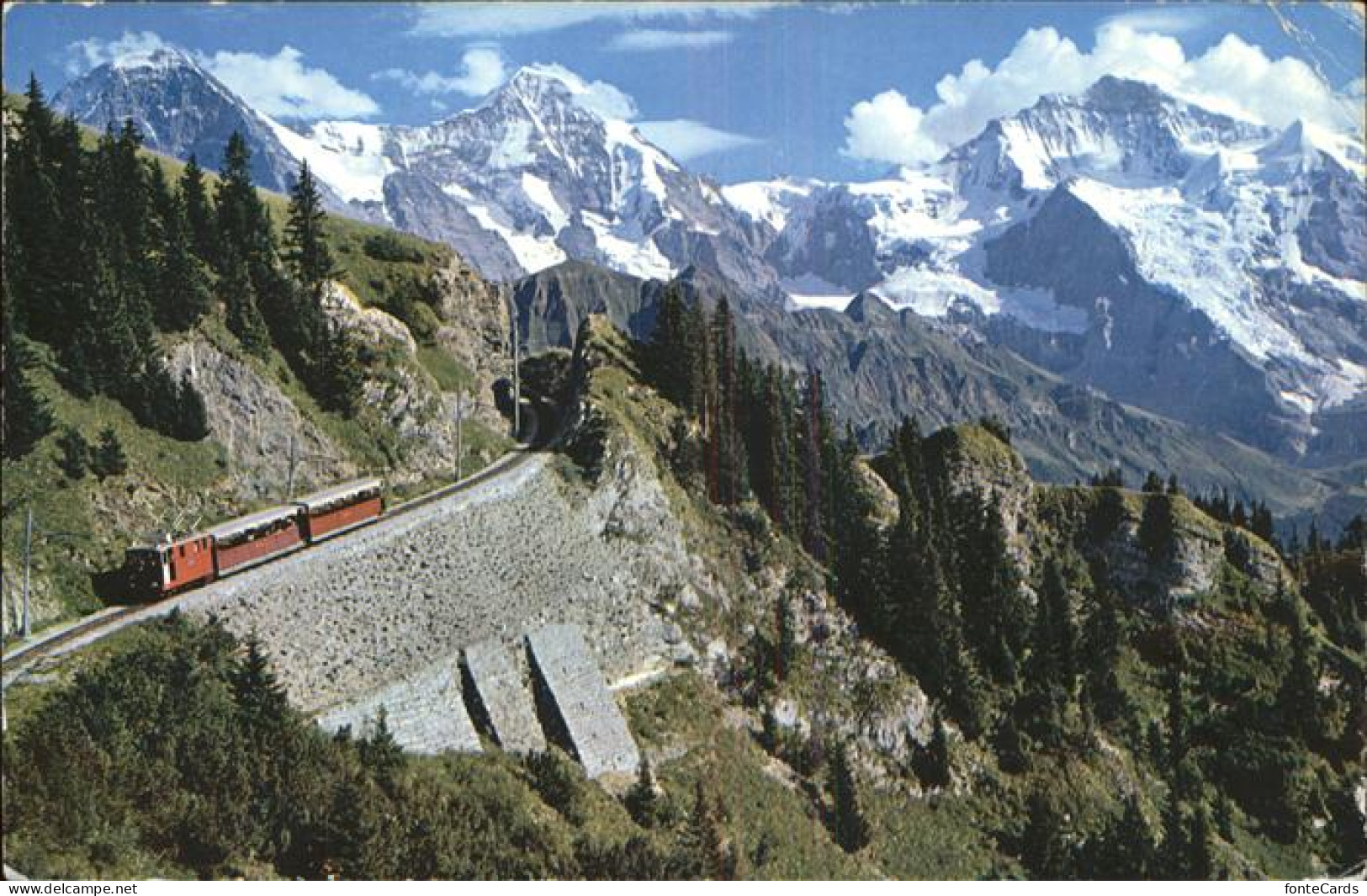 11445491 Schynige-Platte-Bahn Eiger Moench Jungfrau  Schynige-Platte-Bahn - Autres & Non Classés